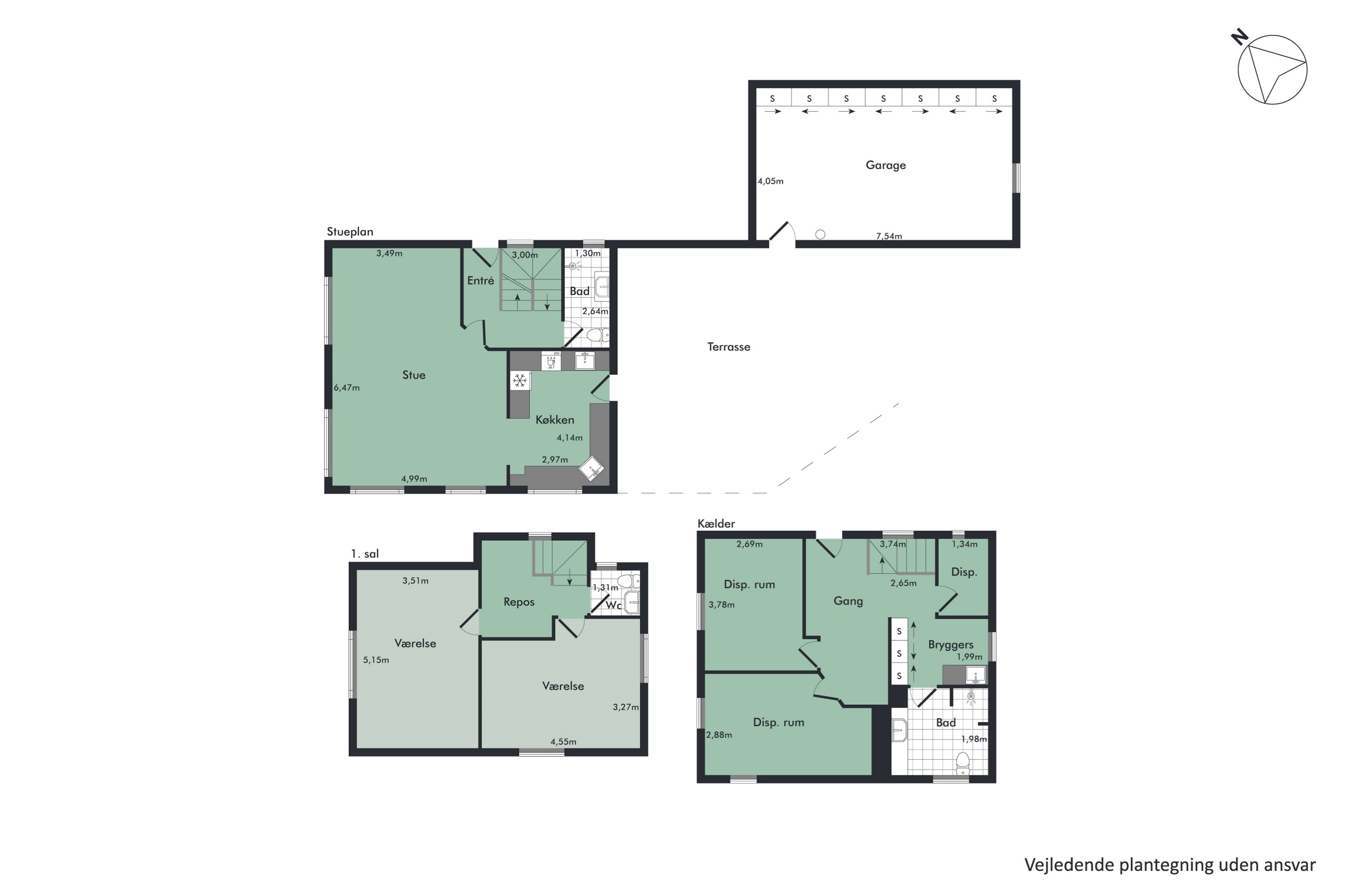 Plantegninger billede af Myhlenbergvej 11, 9510 Arden