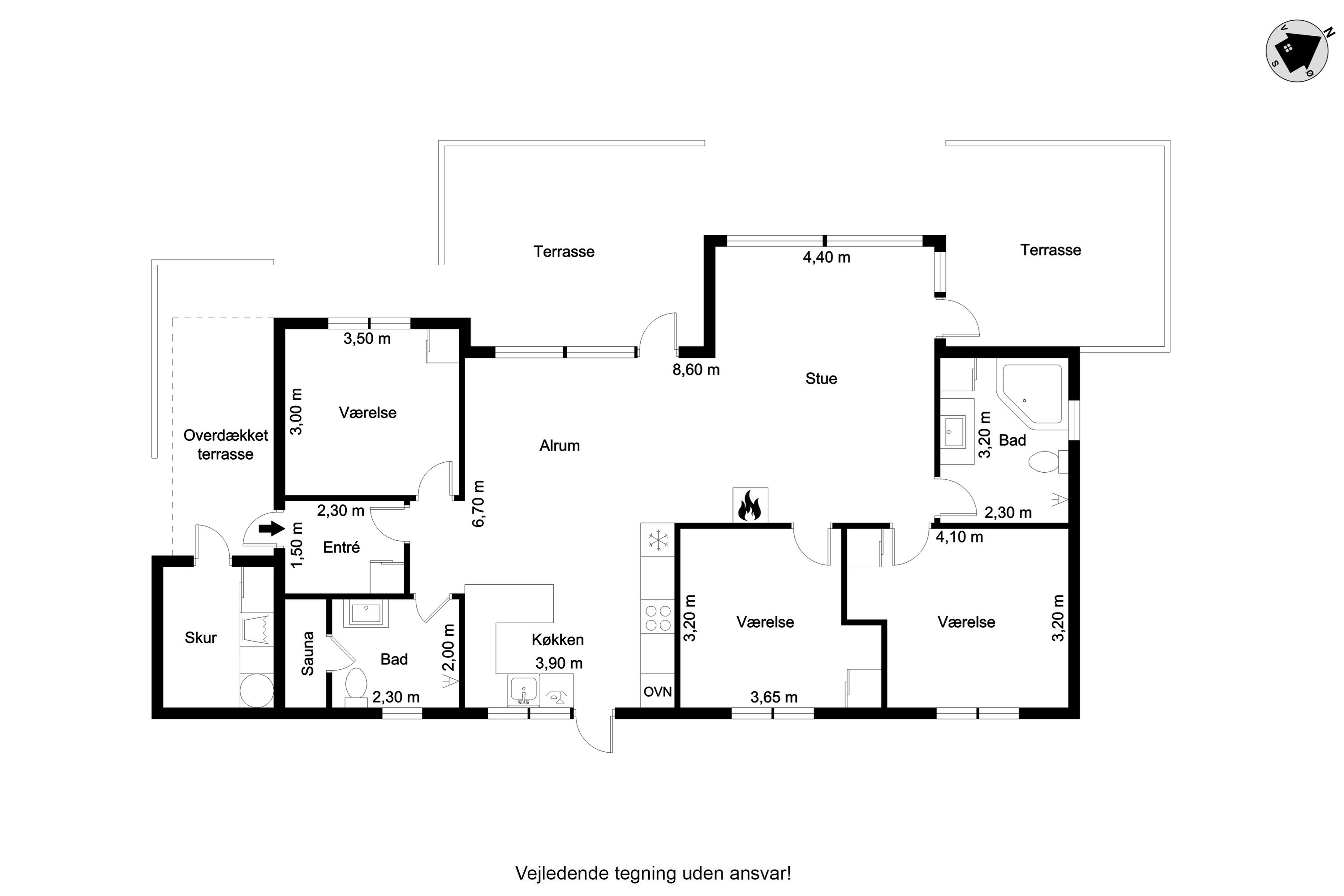 Plantegninger billede af Nordsøvej 400, Søndervig, 6950 Ringkøbing