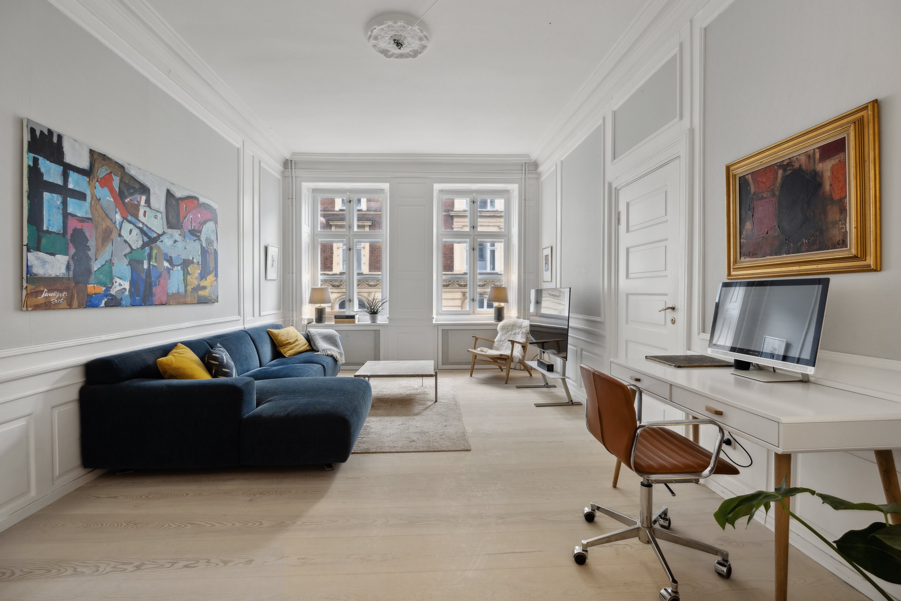 Fremhævet stue billede i fuldskærmstilstand. Billede af Store Kongensgade 67A, 1. th., 1264 København K