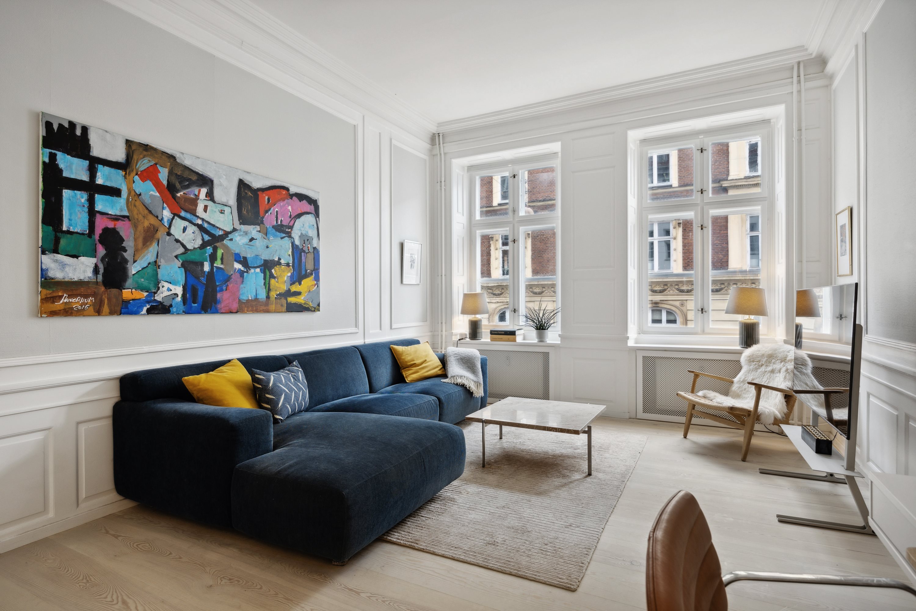 Fremhævet stue billede i fuldskærmstilstand. Billede af Store Kongensgade 67A, 1. th., 1264 København K