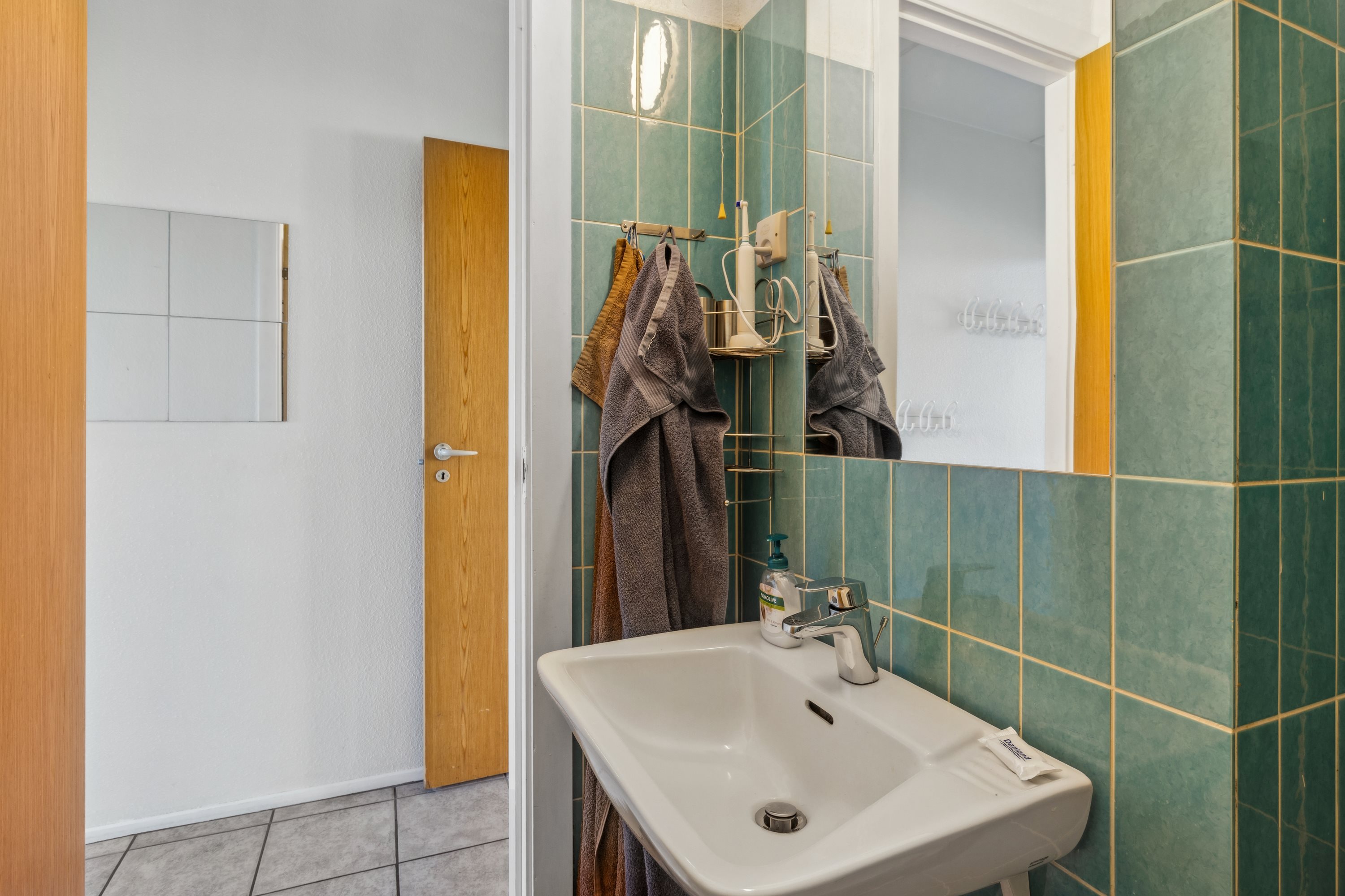 Fremhævet badeværelse billede i fuldskærmstilstand. Billede af Fægangsvej 11A, 1. 213., Bønnerup Strand, 8585 Glesborg