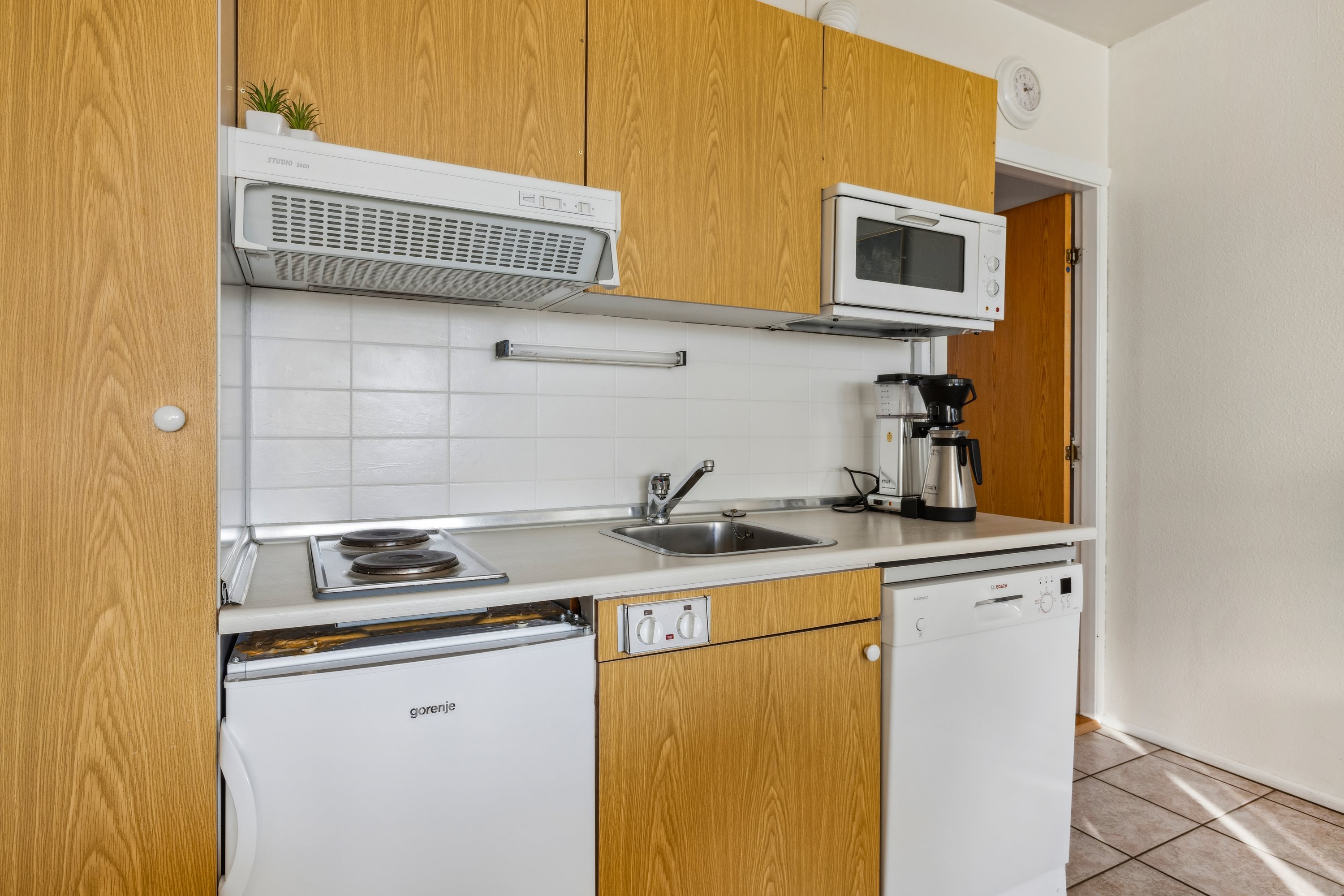 Fremhævet køkken billede i fuldskærmstilstand. Billede af Fægangsvej 11A, 1. 213., Bønnerup Strand, 8585 Glesborg