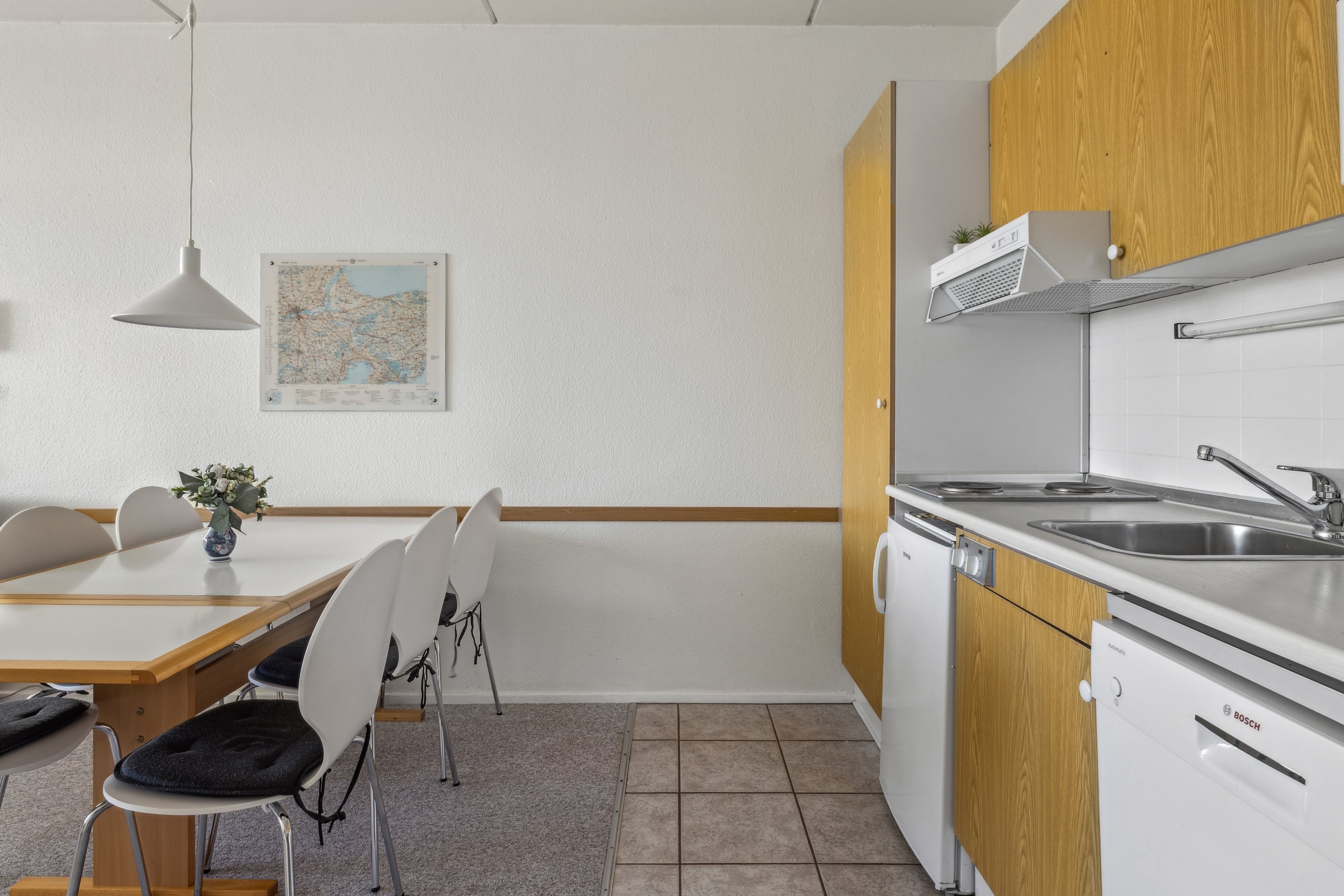 Fremhævet køkken billede i fuldskærmstilstand. Billede af Fægangsvej 11A, 1. 213., Bønnerup Strand, 8585 Glesborg