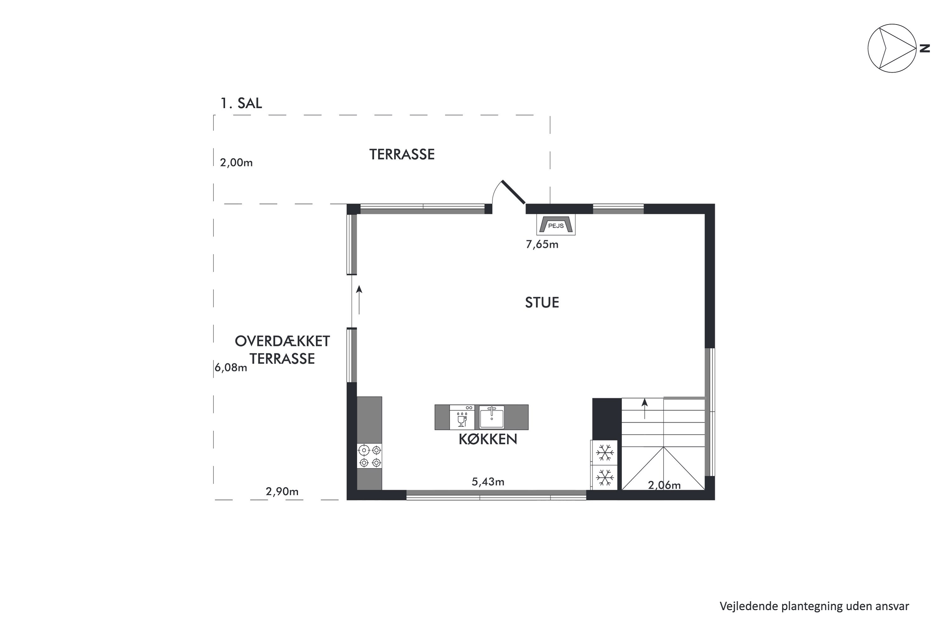 Plantegninger billede af Lübker Allé 25, 8581 Nimtofte