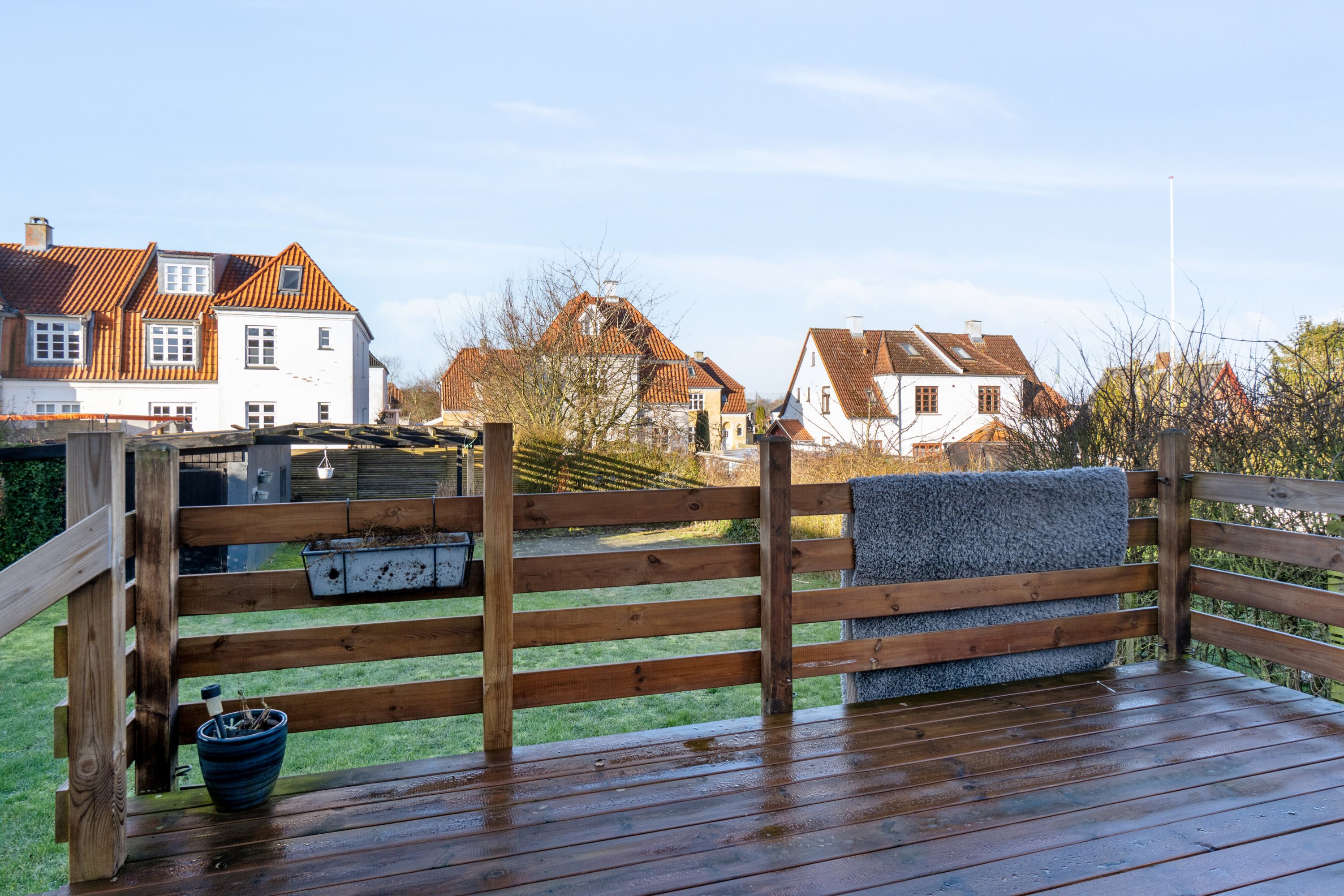 Fremhævet terrasse billede i fuldskærmstilstand. Billede af Kastanievej 11, 4200 Slagelse