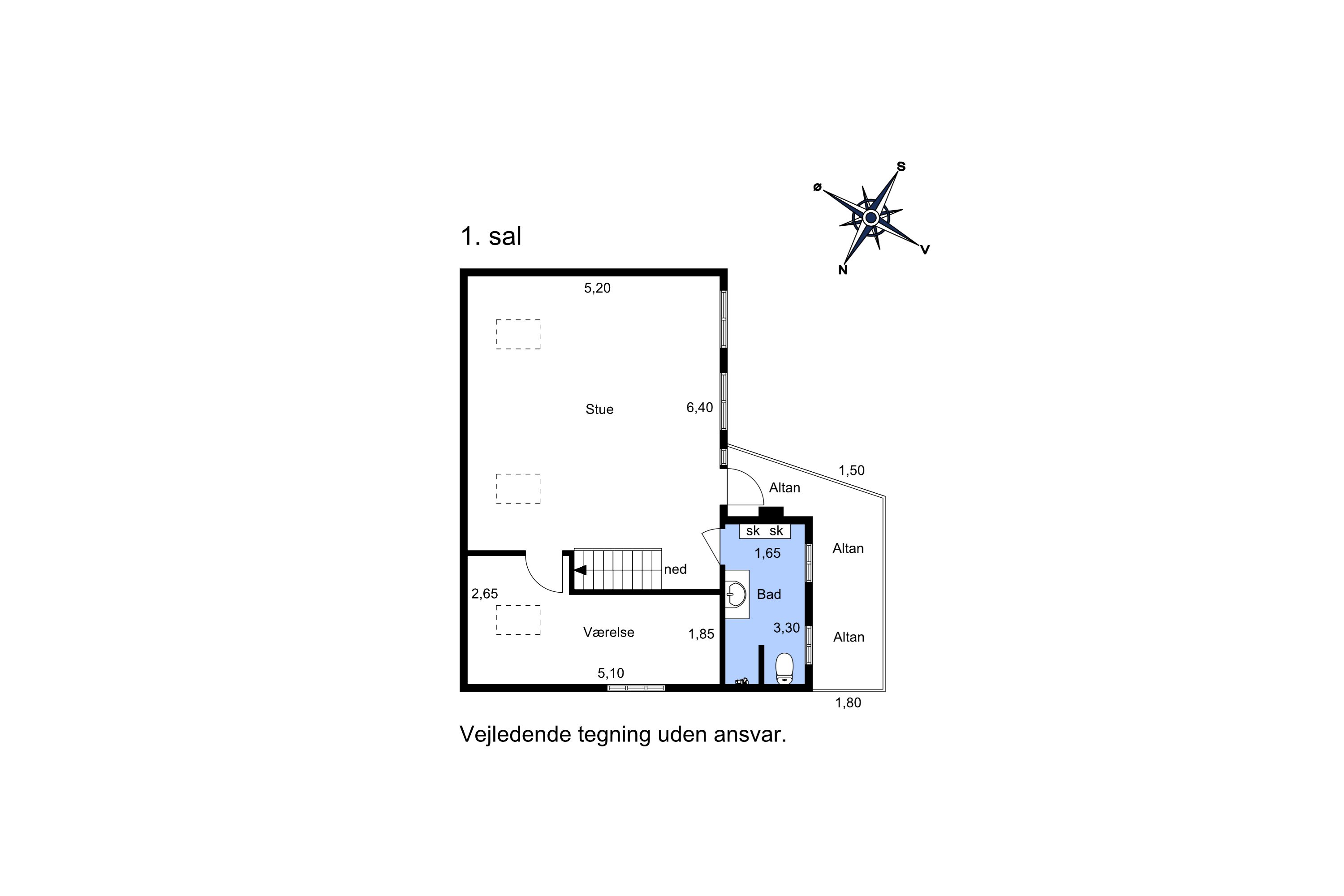 Plantegninger billede af Overgade 14, 8400 Ebeltoft