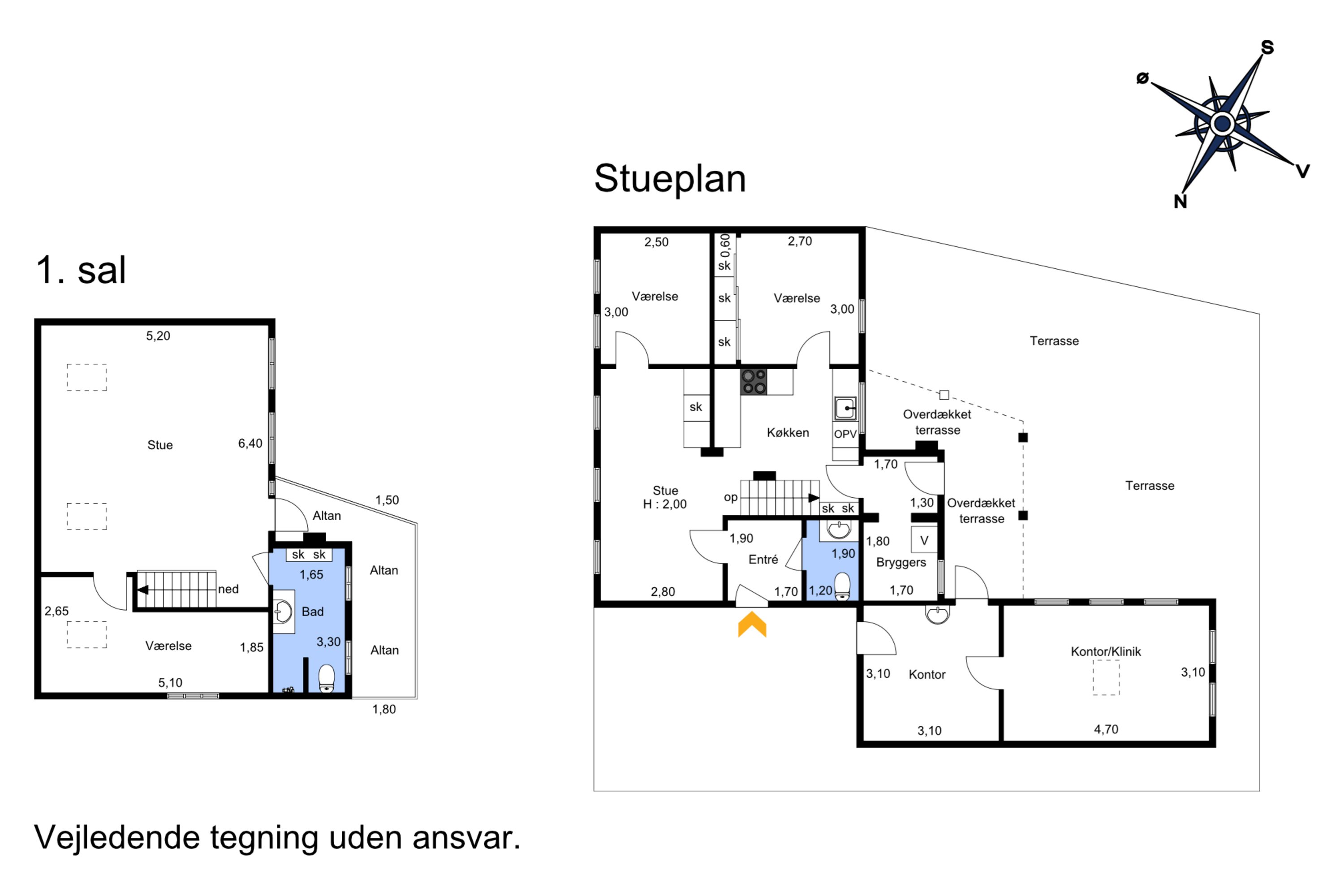 Plantegninger billede af Overgade 14, 8400 Ebeltoft