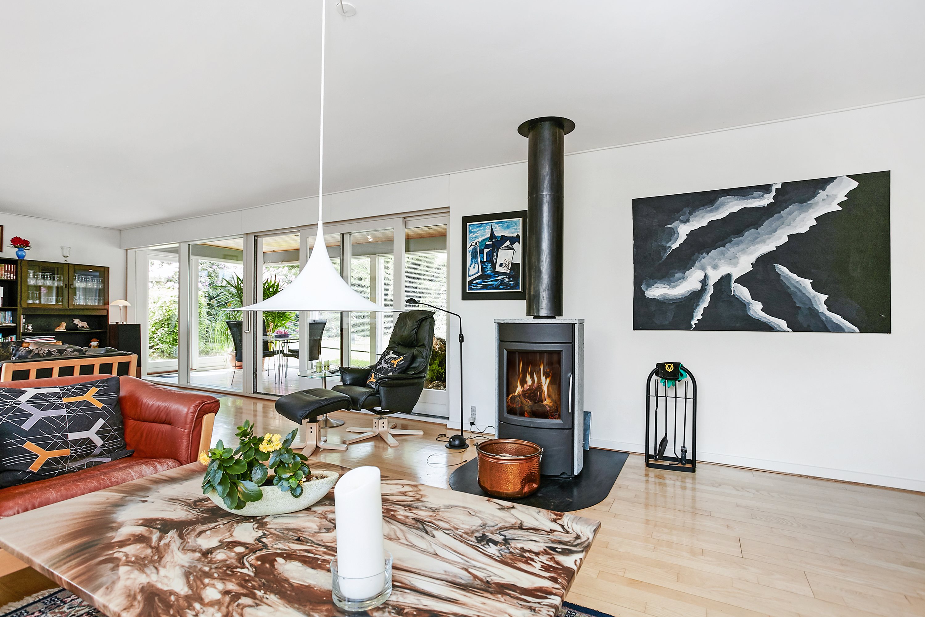 Fremhævet stue billede i fuldskærmstilstand. Billede af Søndergade 11, 8783 Hornsyld