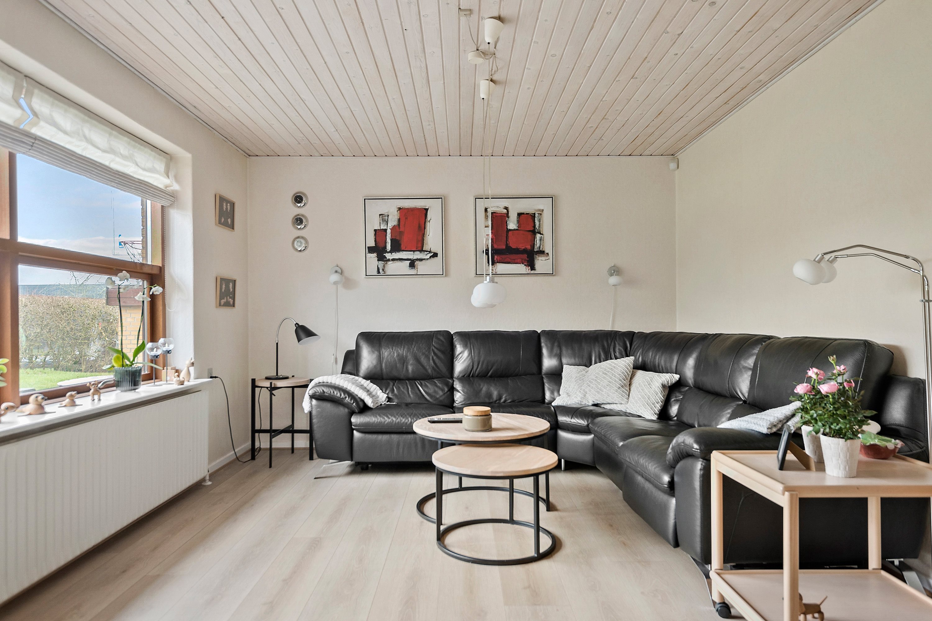 Fremhævet stue billede i fuldskærmstilstand. Billede af Hylkevej 74, Hylke, 8660 Skanderborg