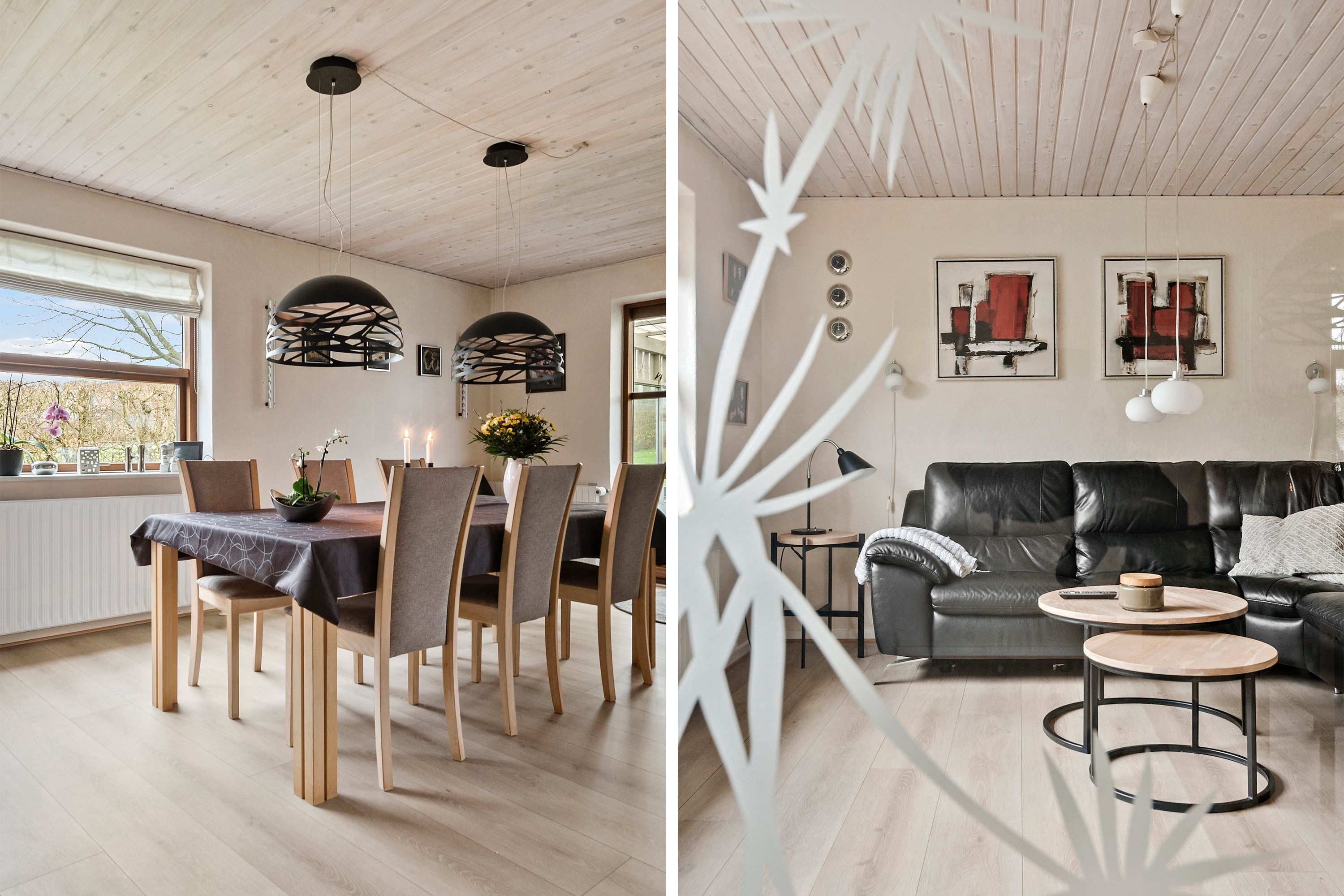 Fremhævet stue billede i fuldskærmstilstand. Billede af Hylkevej 74, Hylke, 8660 Skanderborg