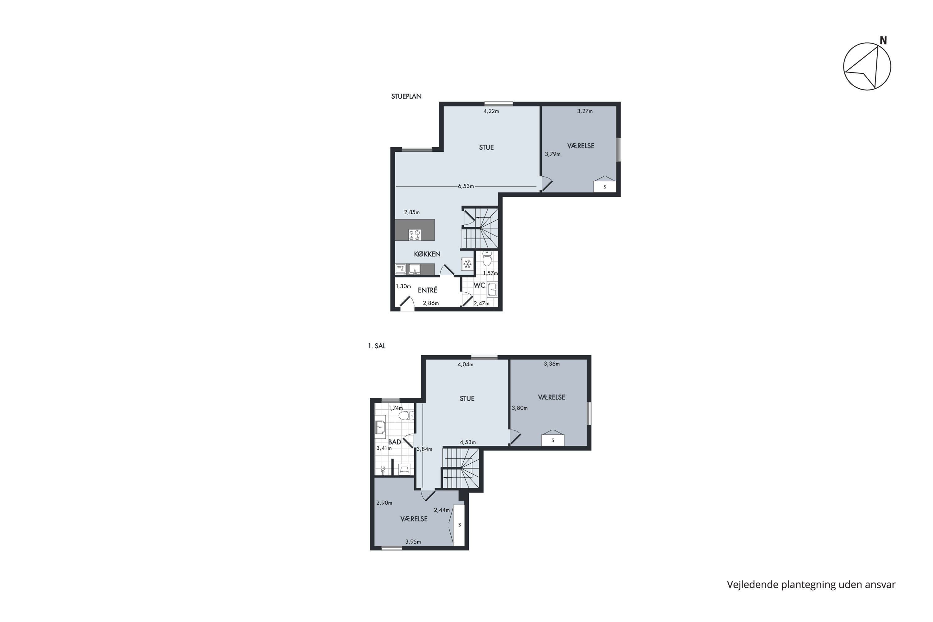 Plantegninger billede af Møllevang 1C, Midtbyen, 9990 Skagen