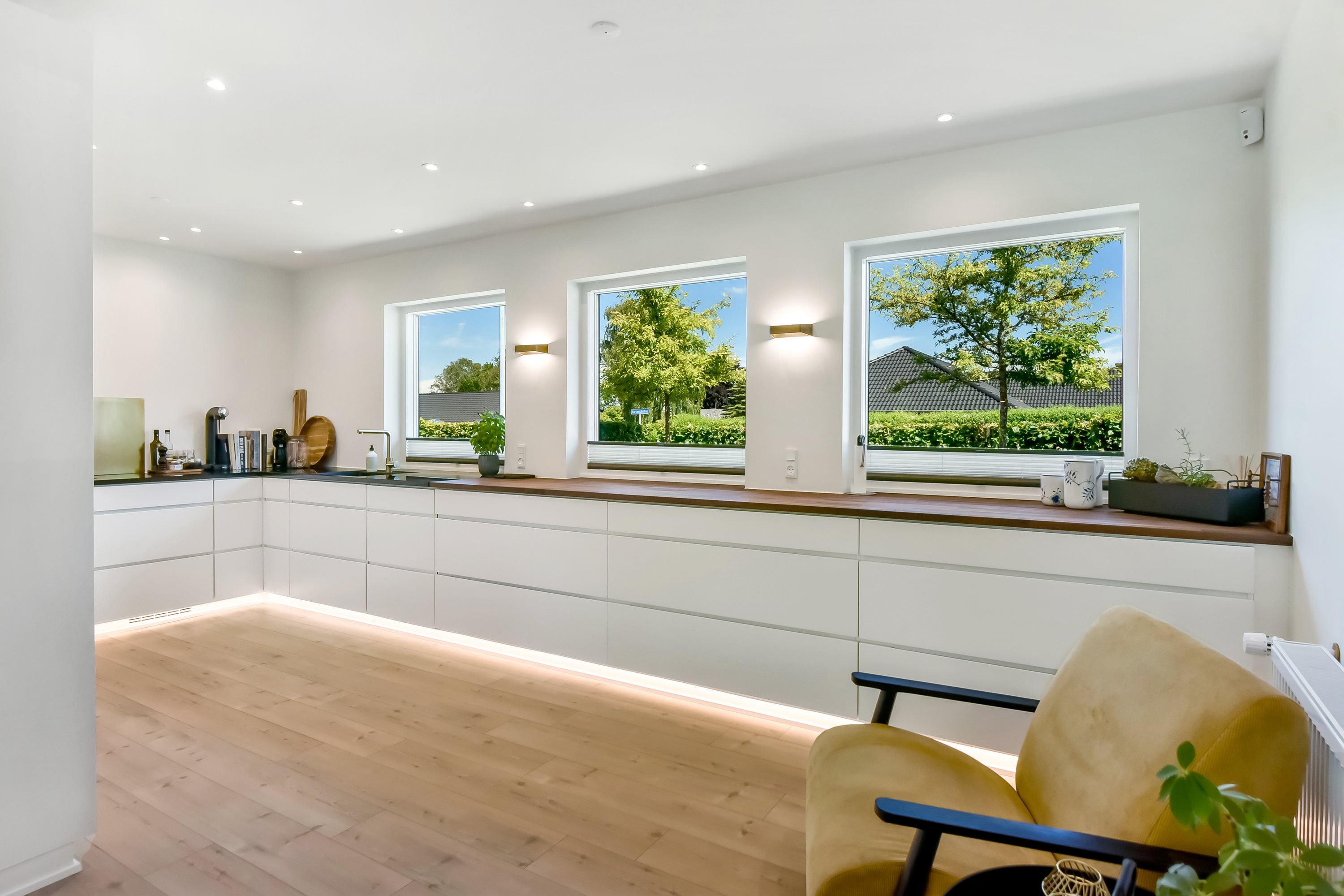 Fremhævet køkken billede i fuldskærmstilstand. Billede af Farvergårdvej 7, 7400 Herning