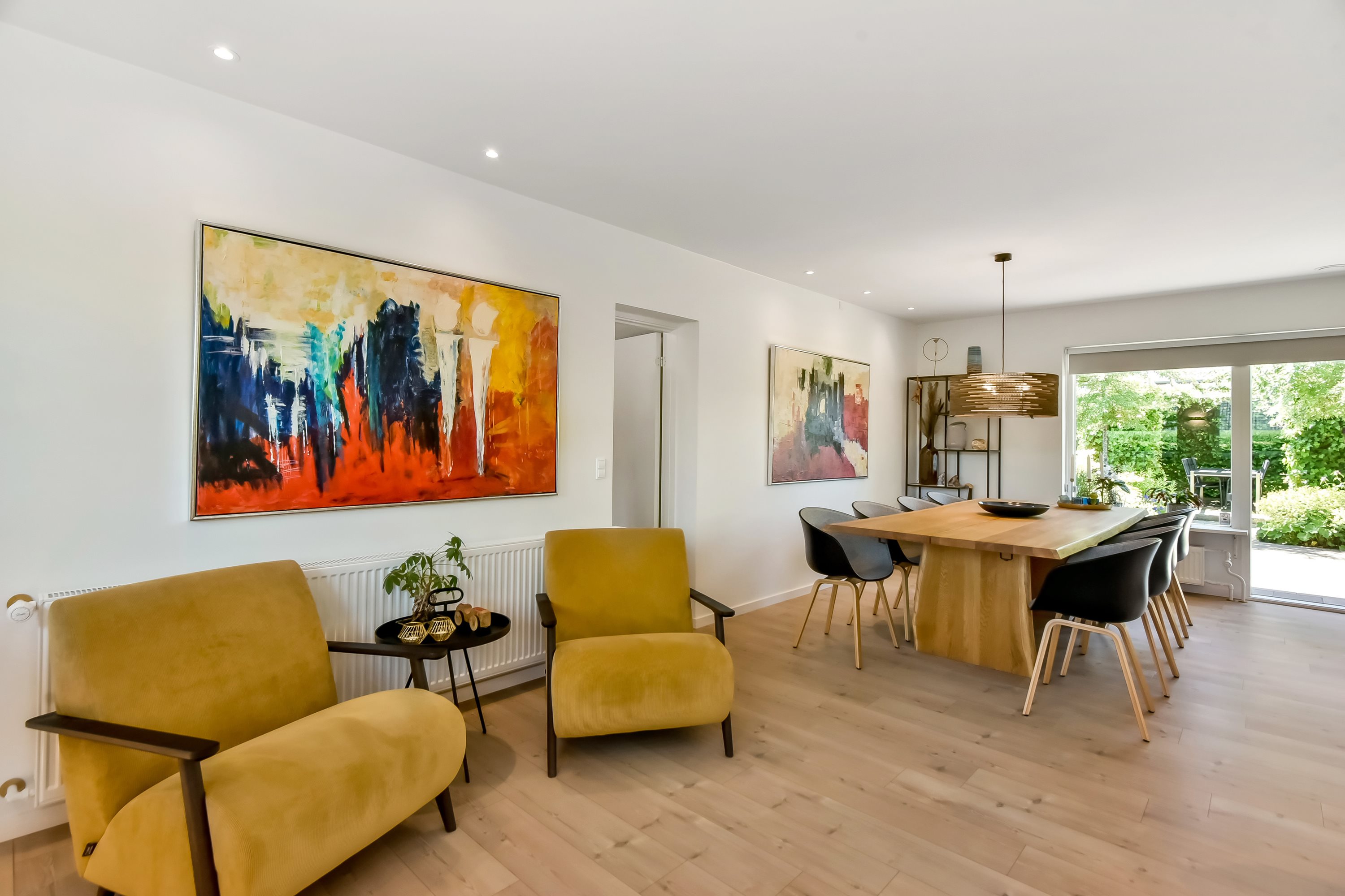 Fremhævet stue billede i fuldskærmstilstand. Billede af Farvergårdvej 7, 7400 Herning