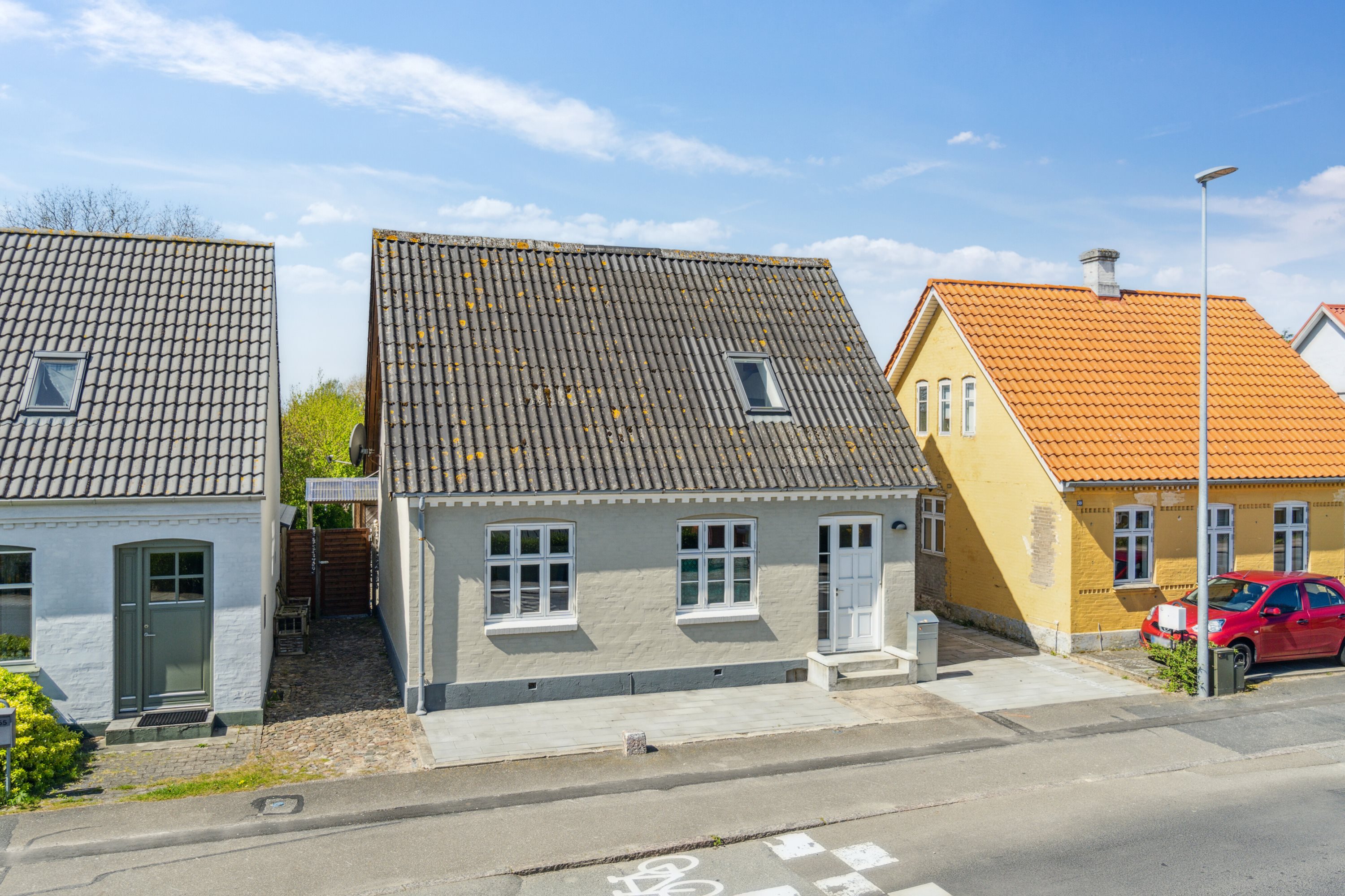 Fremhævet set fra vejen billede i fuldskærmstilstand. Billede af Assensvej 57, 5600 Faaborg