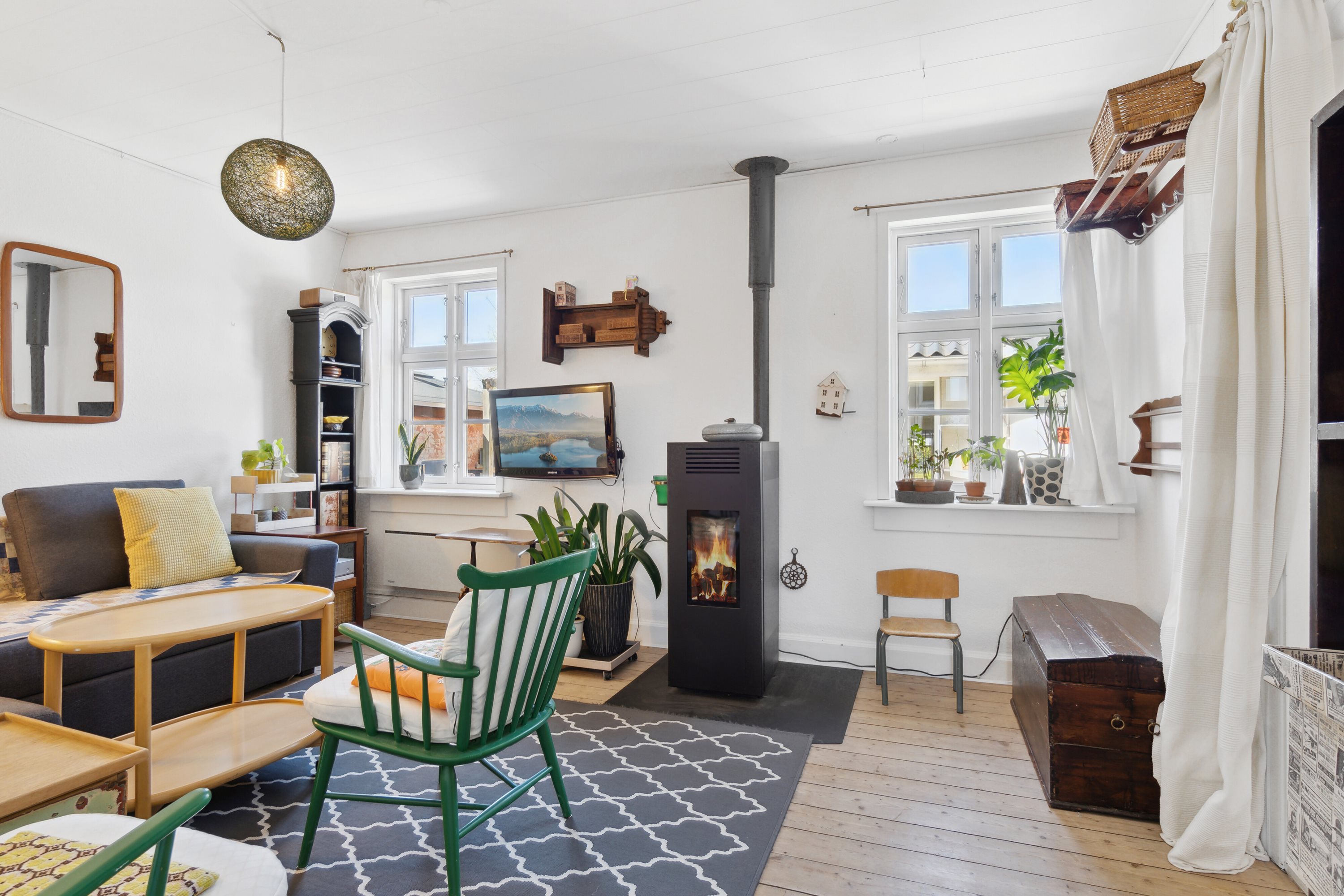 Fremhævet stue billede i fuldskærmstilstand. Billede af Assensvej 57, 5600 Faaborg