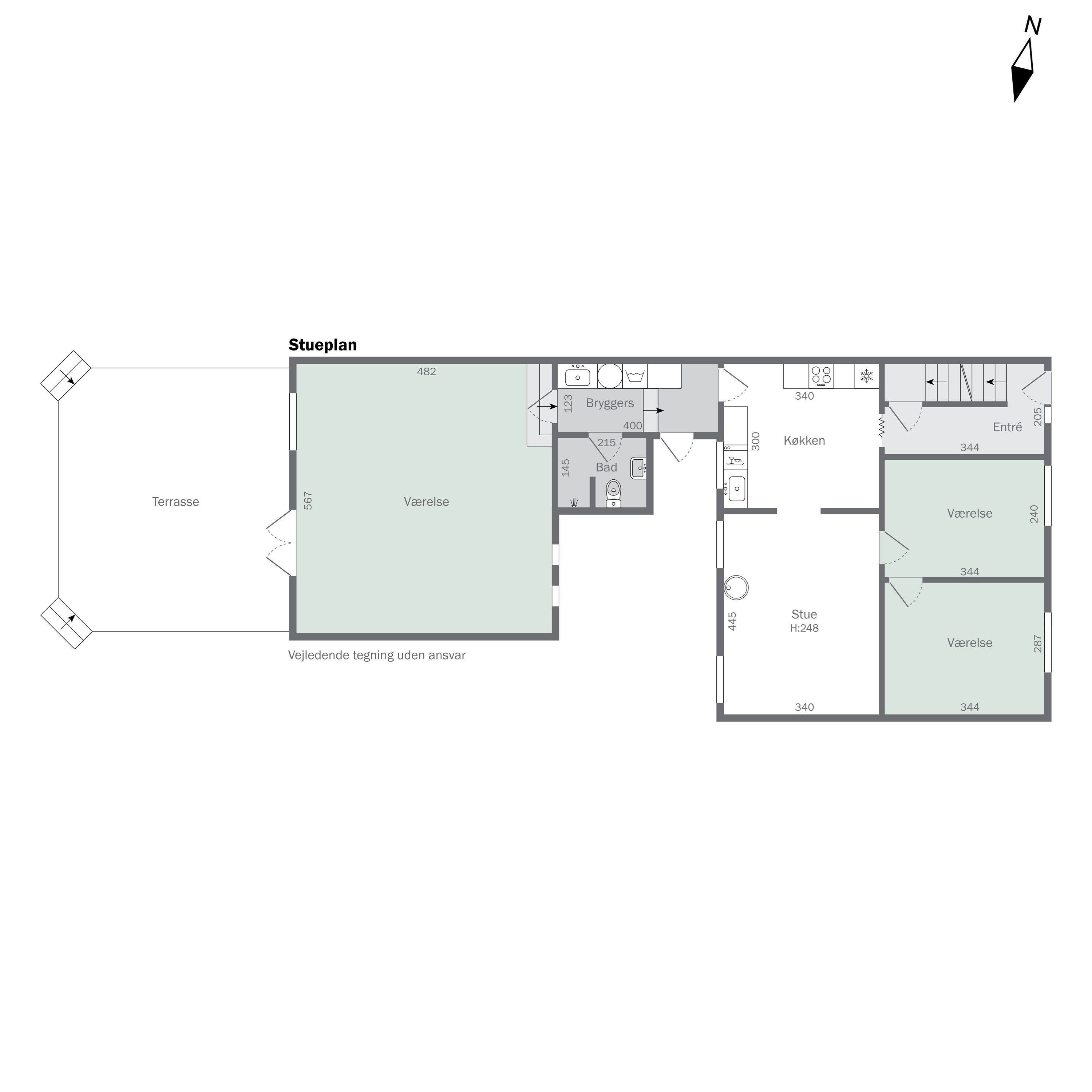 Plantegninger billede af Assensvej 57, 5600 Faaborg