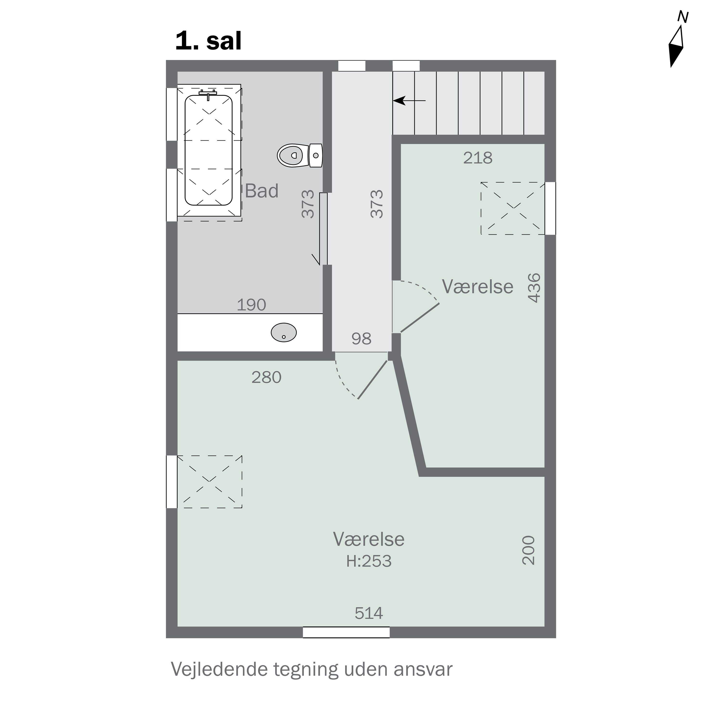 Plantegninger billede af Assensvej 57, 5600 Faaborg