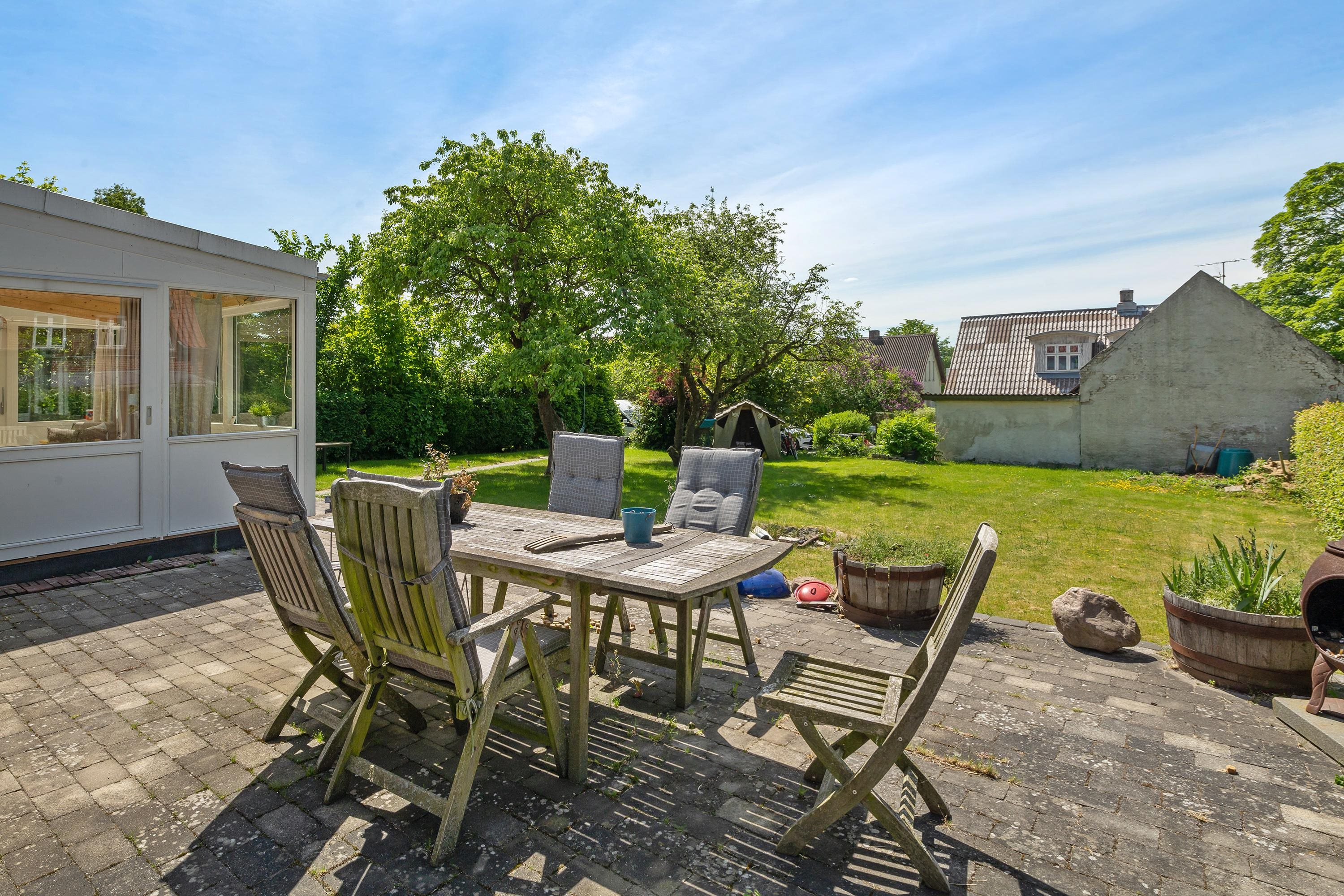 Fremhævet terrasse billede i fuldskærmstilstand. Billede af Spøttrupvej 6, 8930 Randers NØ