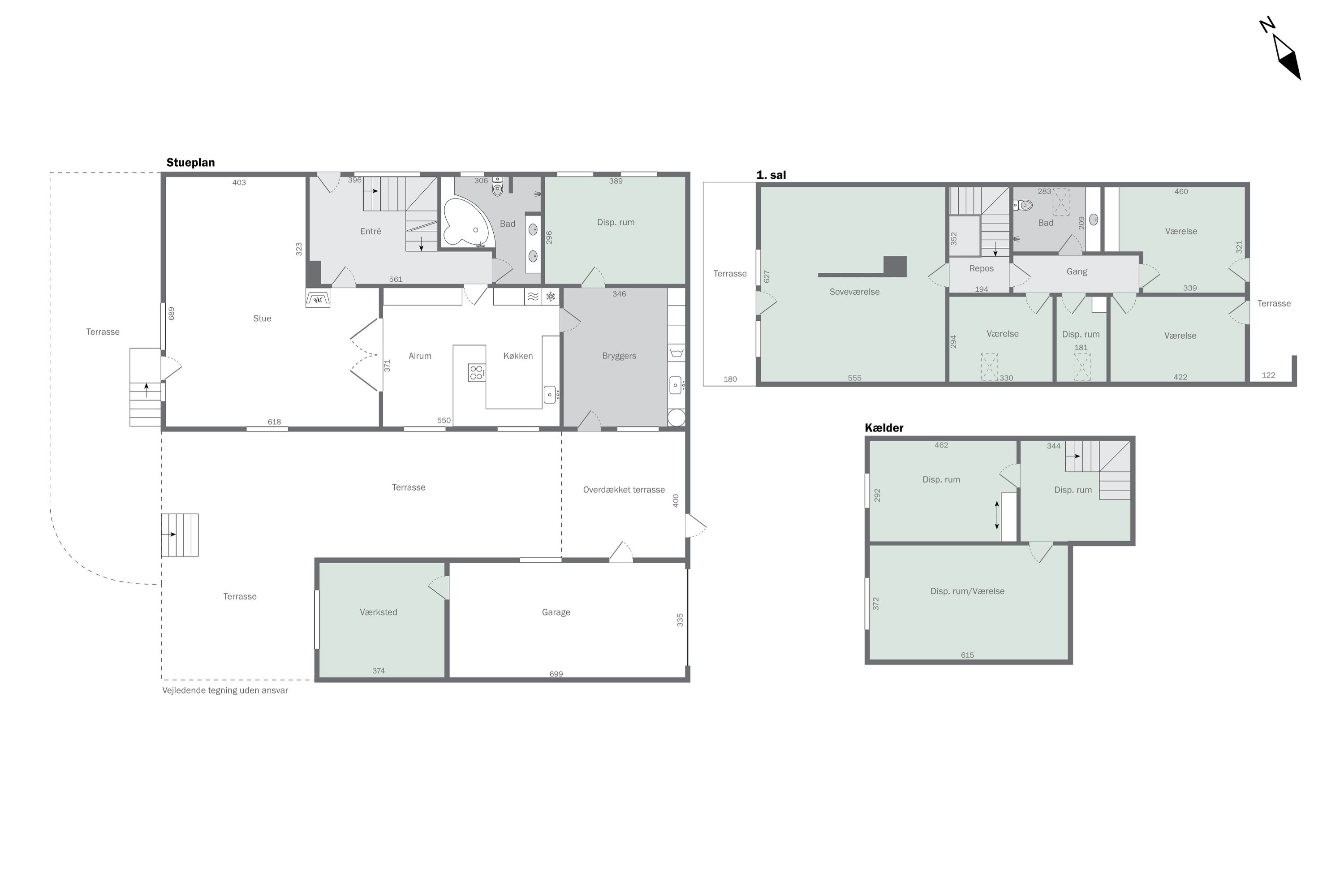 Plantegninger billede af Klovtoftvej 16, Jels, 6630 Rødding