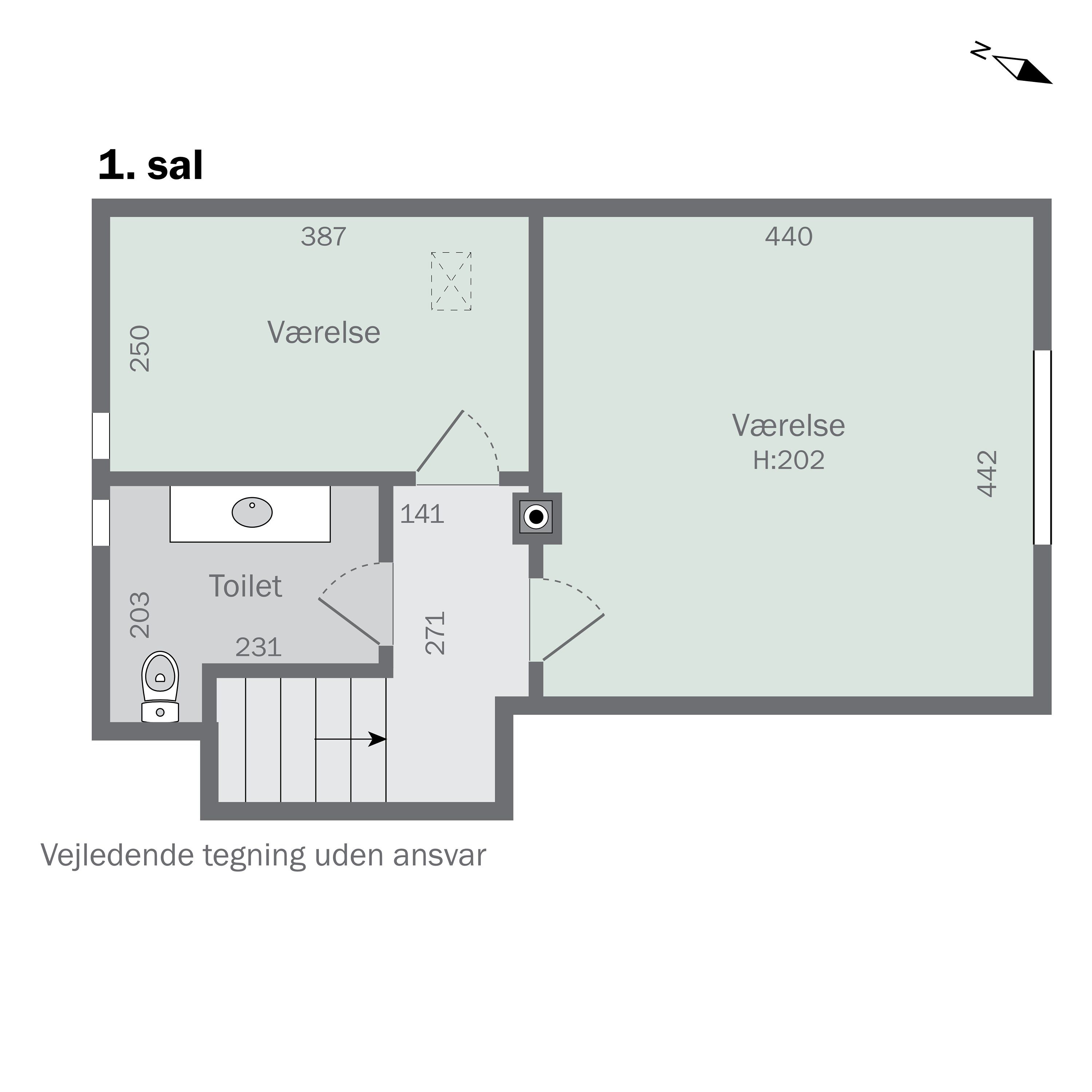 Plantegninger billede af Viemose Gade 89, 4771 Kalvehave