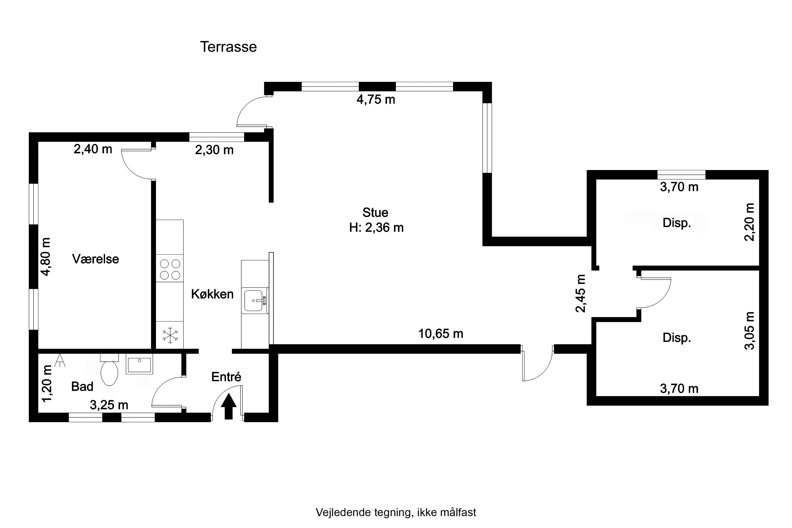 Plantegninger billede af Danvej 16, 2740 Skovlunde