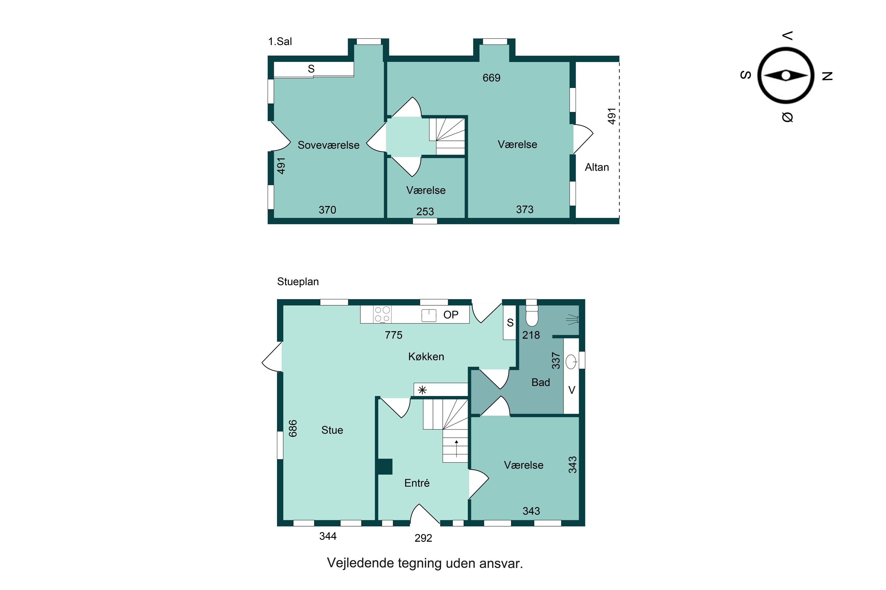 Plantegninger billede af Brund Strandvej 21, Brund, 7130 Juelsminde