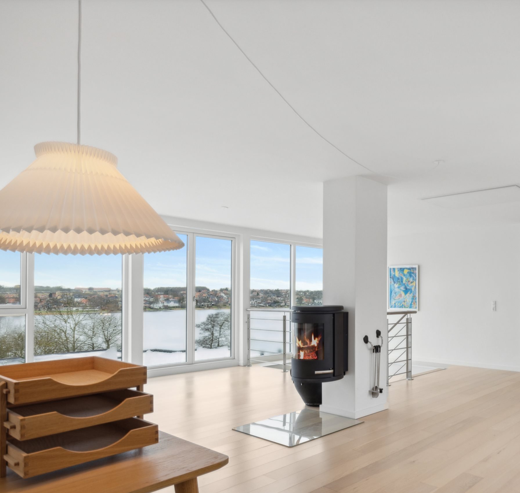 Fremhævet stue billede i fuldskærmstilstand. Billede af Houlkærshøjen 16, 8800 Viborg