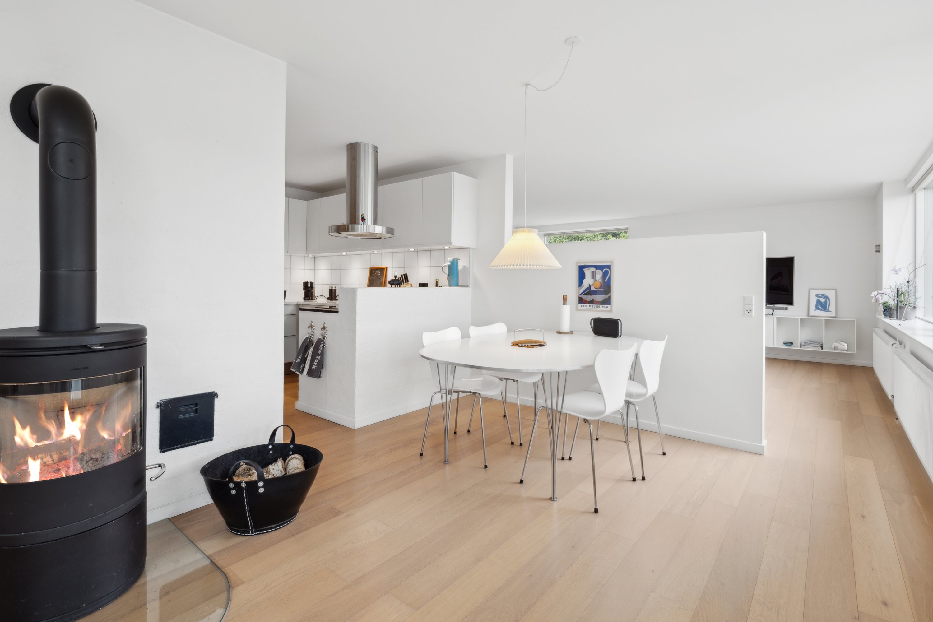 Fremhævet stue billede i fuldskærmstilstand. Billede af Houlkærshøjen 16, 8800 Viborg