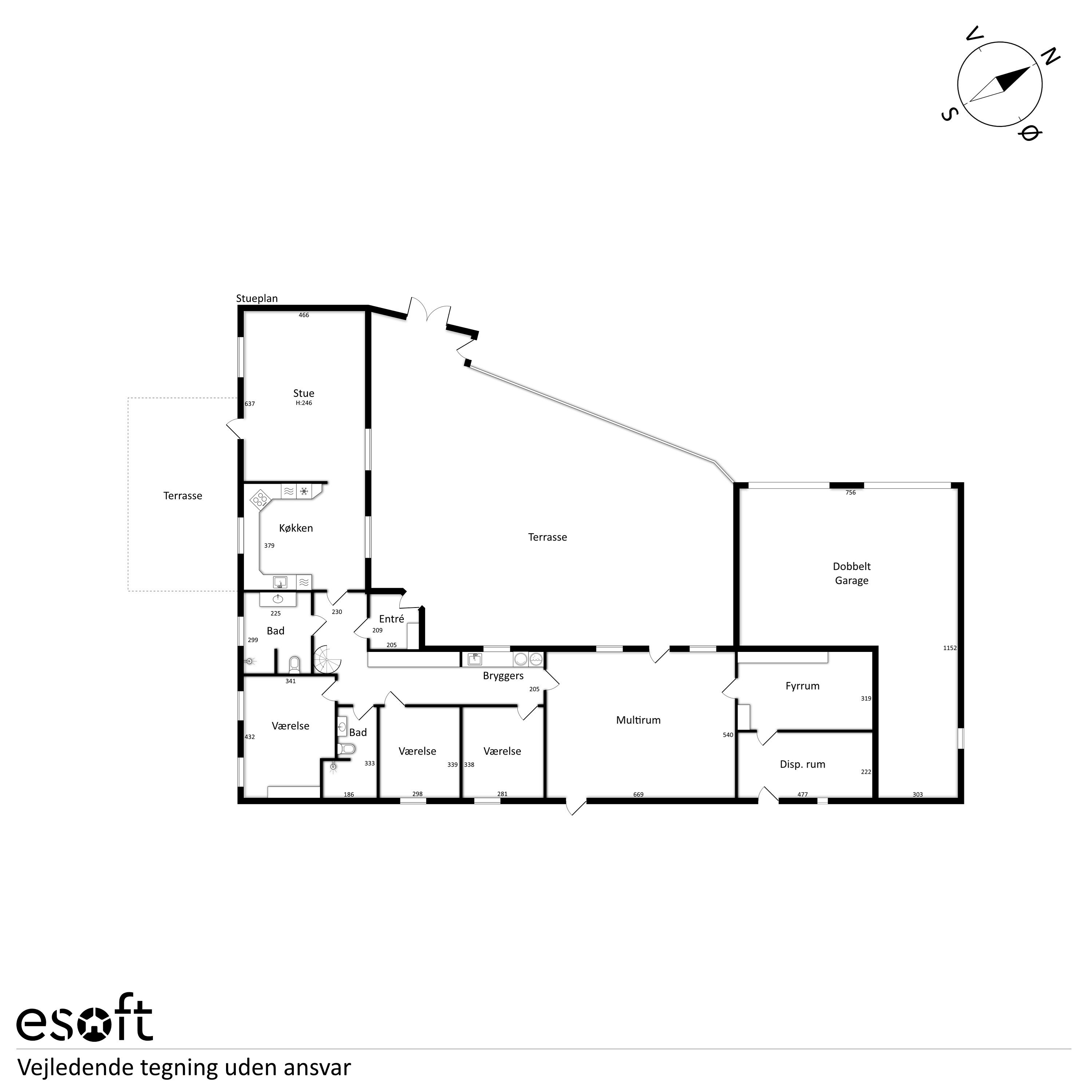 Plantegninger billede af Hald Møllevej 42, Stouby, 8983 Gjerlev J