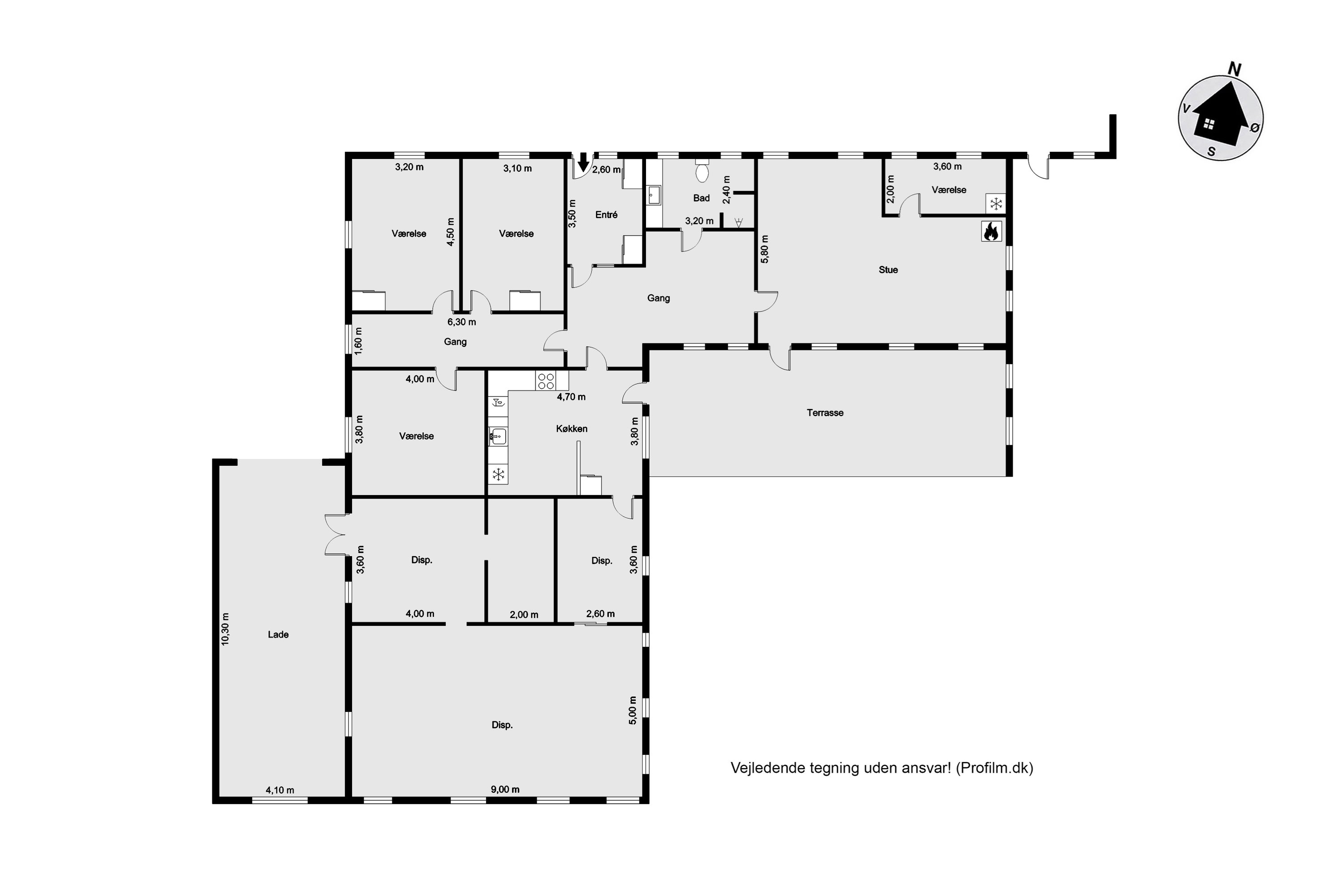 Plantegninger billede af Voldervej 25, Ramme, 7620 Lemvig