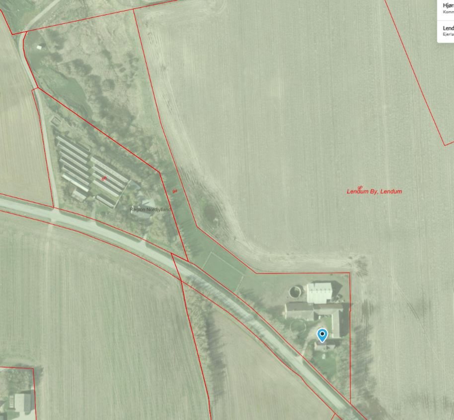 Fremhævet luftfoto  billede i fuldskærmstilstand. Billede af Stenhøjvej 273, Stenhøj, 9900 Frederikshavn