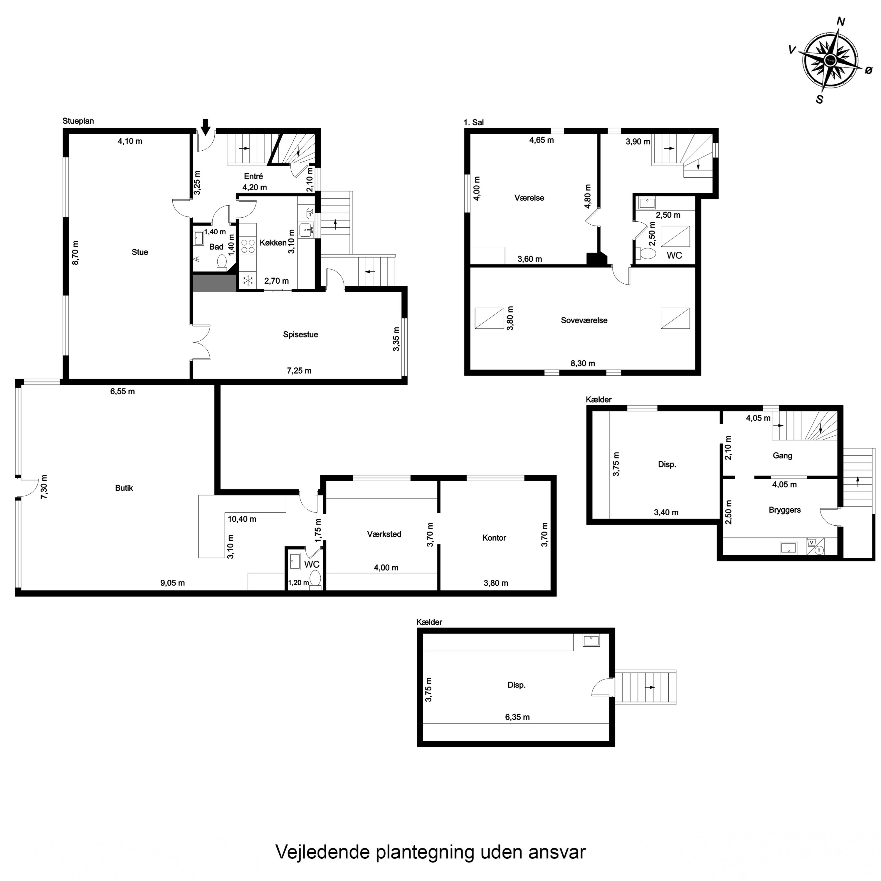 Plantegninger billede af Strandbygade 27, 6700 Esbjerg