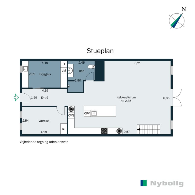 Plantegninger billede af Kystvejen 99C, Rude Strand, 8300 Odder