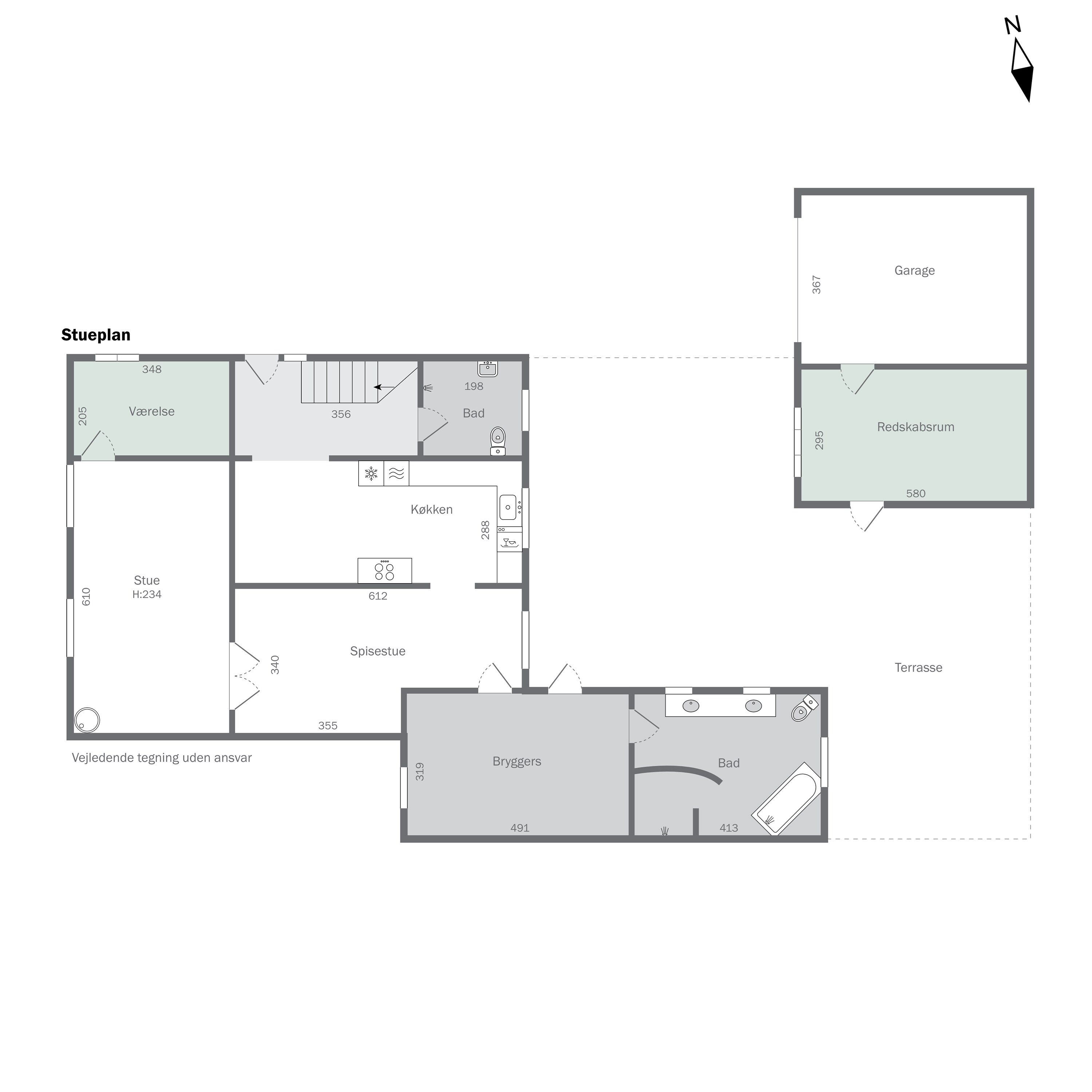 Plantegninger billede af Søndergade 14, Skalbjerg, 5492 Vissenbjerg