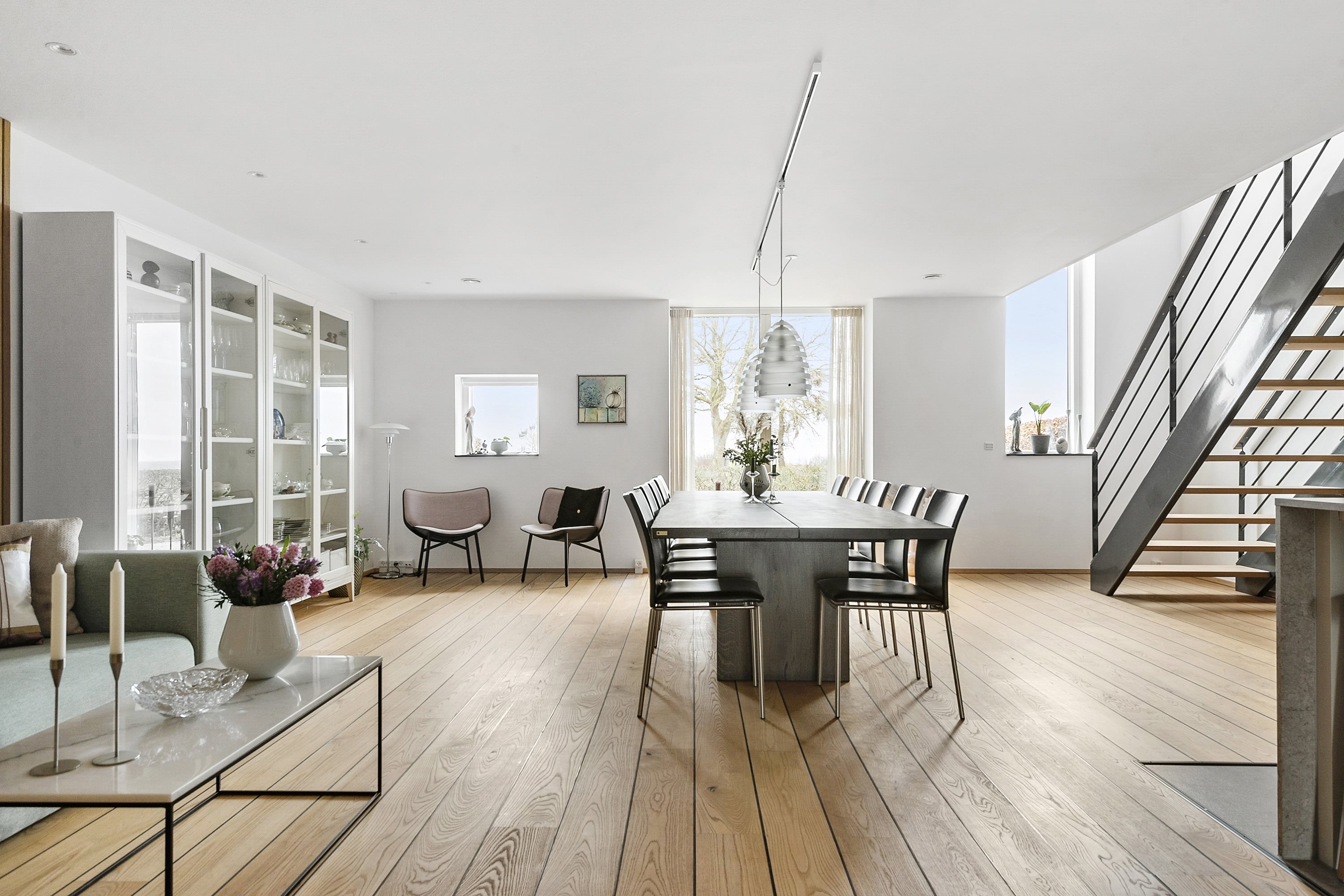 Fremhævet spisestue billede i fuldskærmstilstand. Billede af Kystvejen 99C, Rude Strand, 8300 Odder