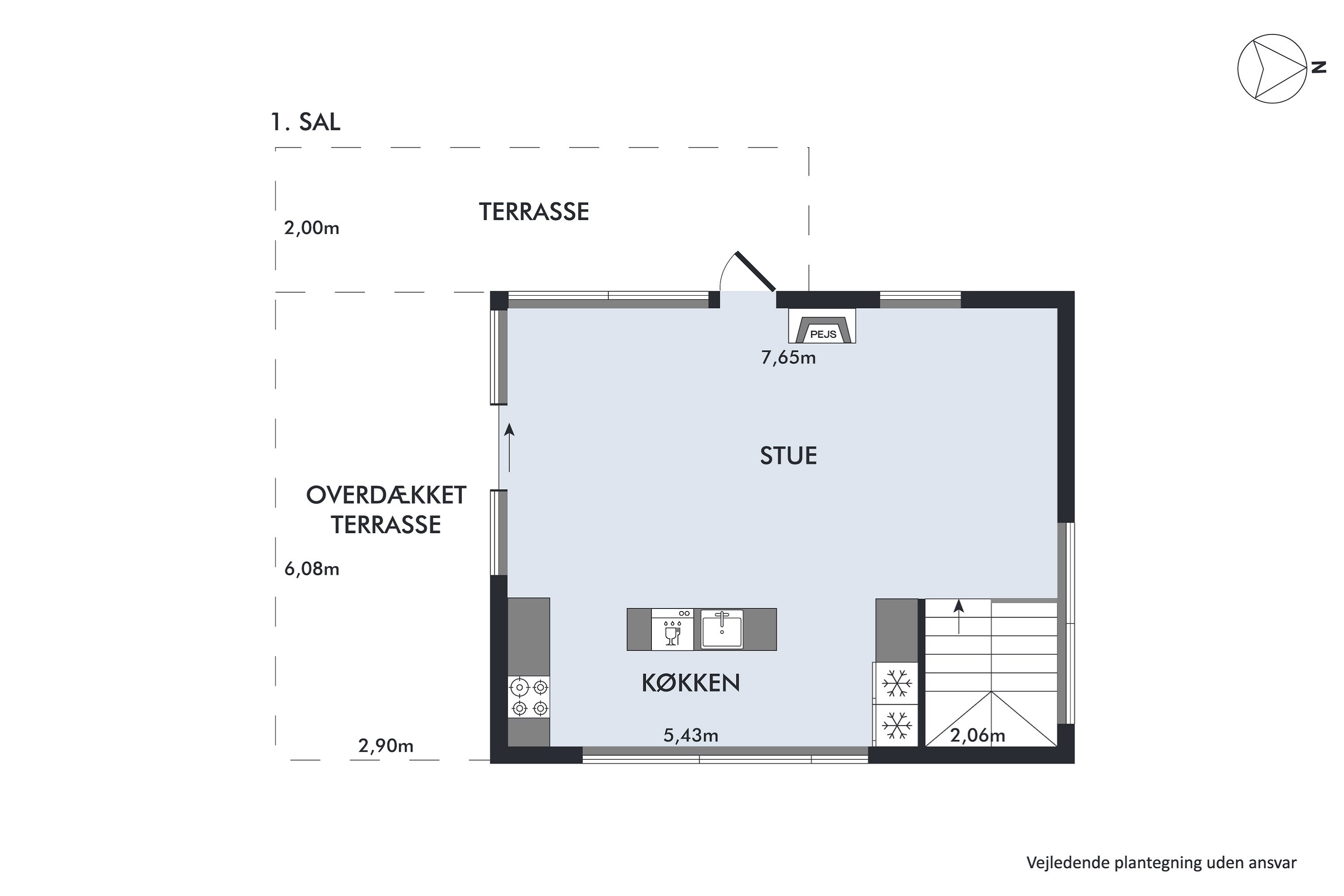 Plantegninger billede af Lübker Allé 51, 8581 Nimtofte