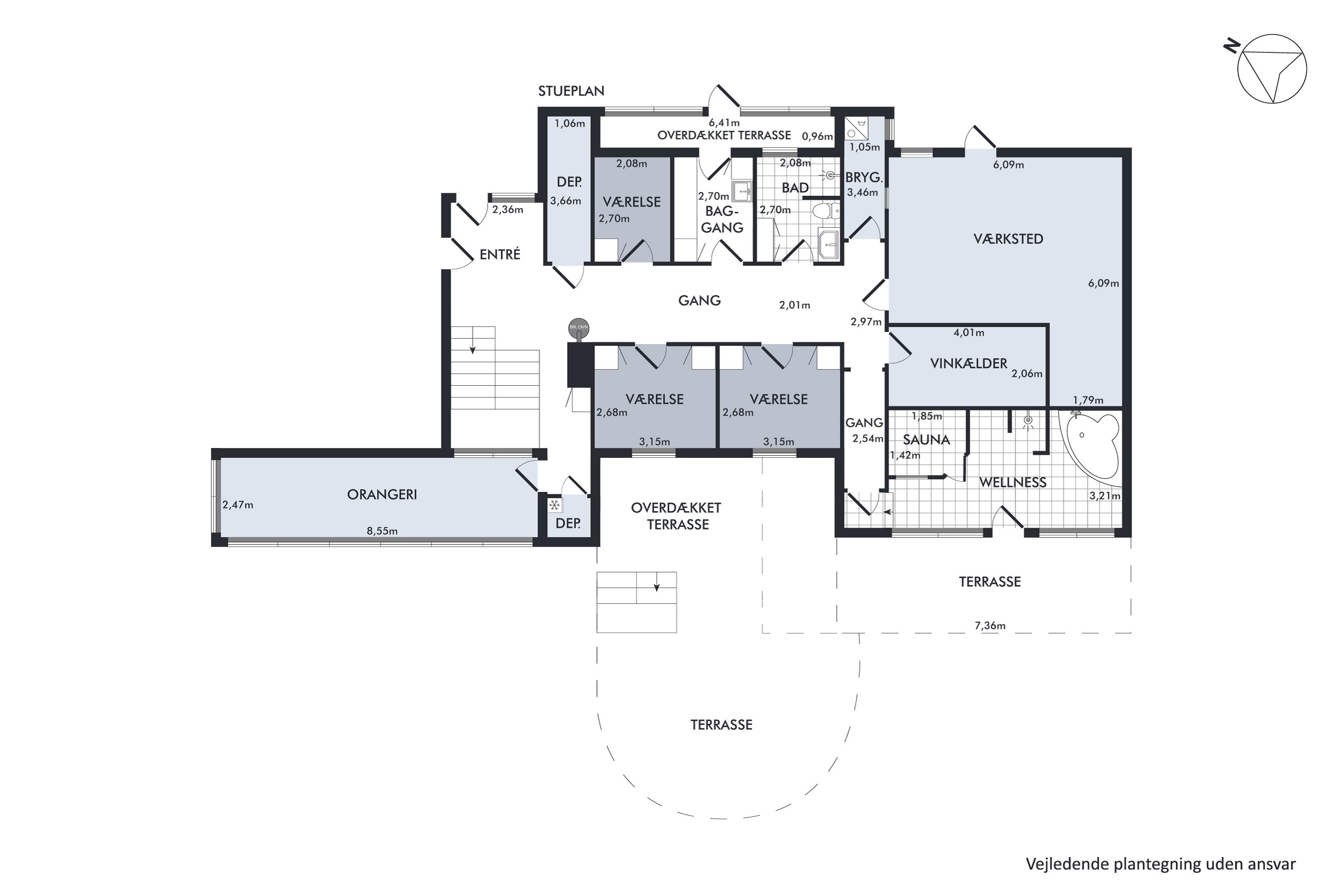 Plantegninger billede af Mimosavej 19B, Egsmark, 8400 Ebeltoft