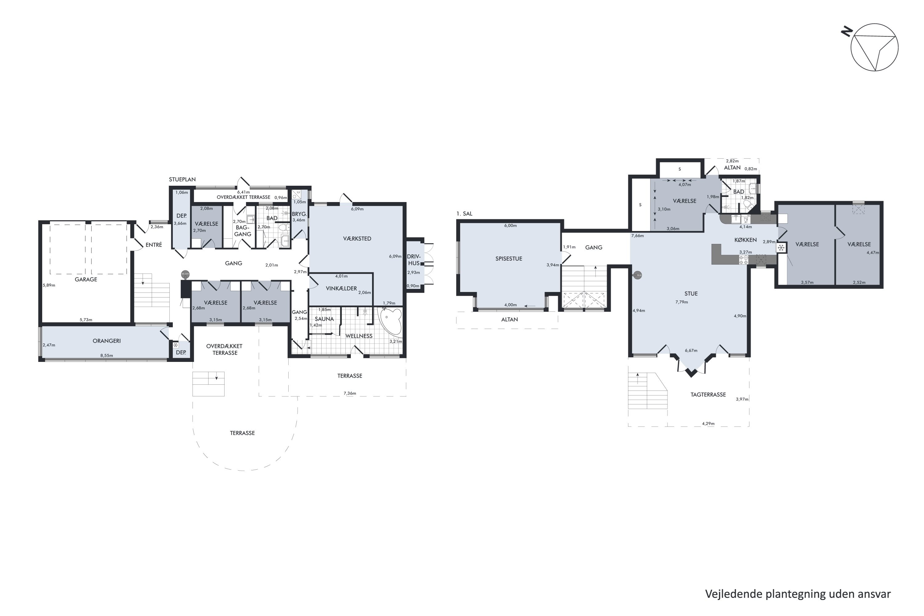 Plantegninger billede af Mimosavej 19B, Egsmark, 8400 Ebeltoft