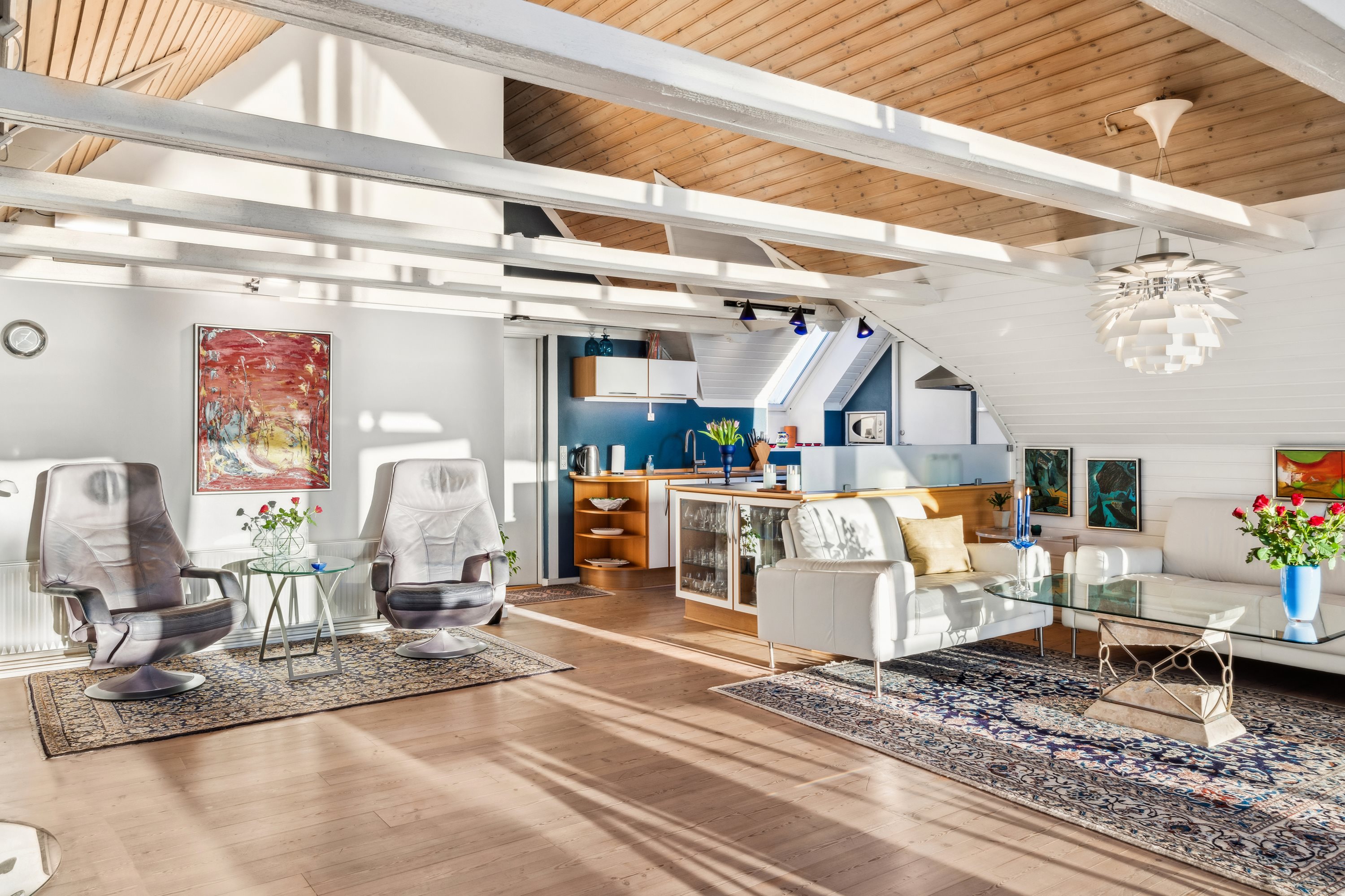 Fremhævet stue billede i fuldskærmstilstand. Billede af Mimosavej 19B, Egsmark, 8400 Ebeltoft