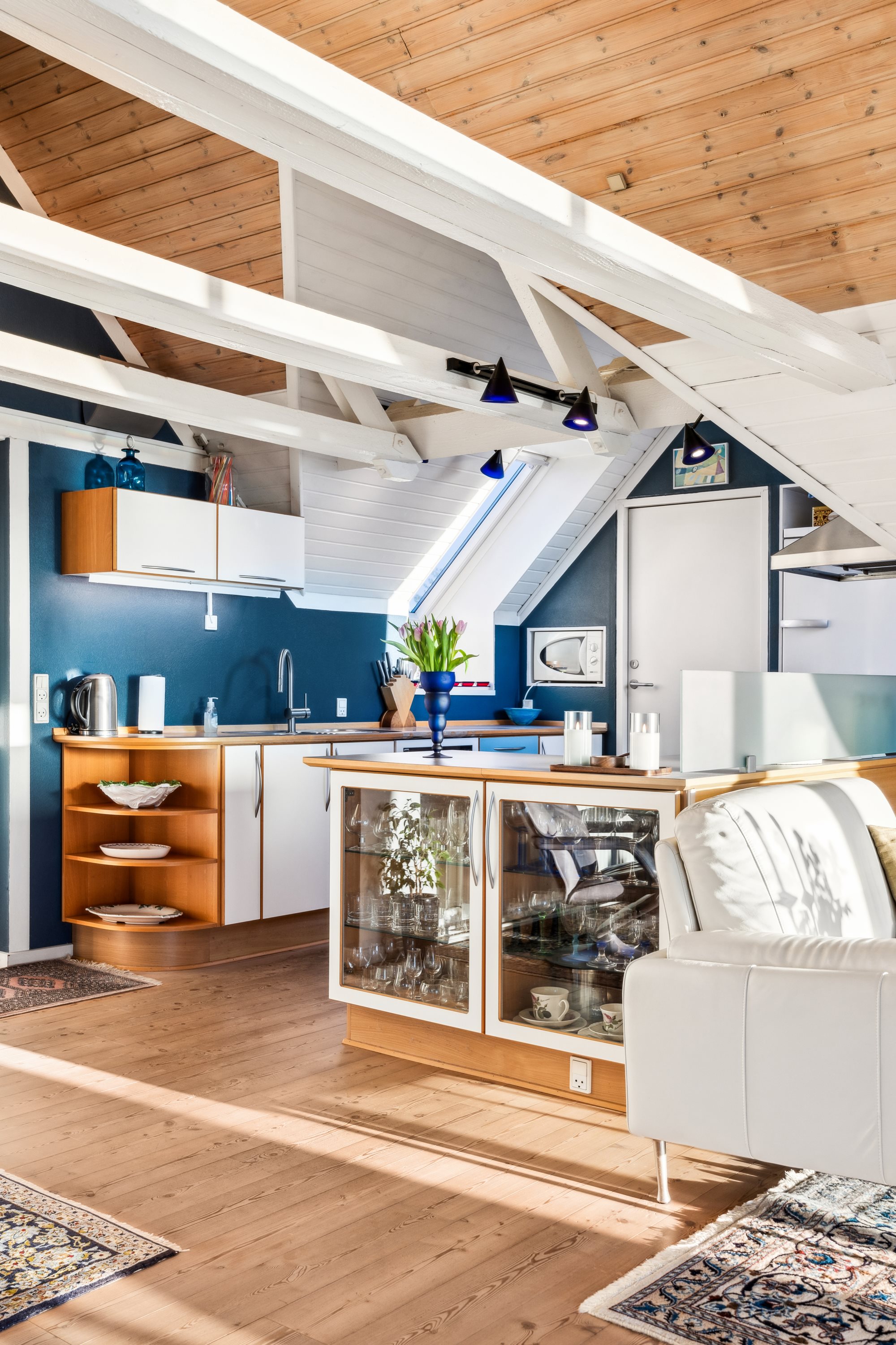 Fremhævet stue billede i fuldskærmstilstand. Billede af Mimosavej 19B, Egsmark, 8400 Ebeltoft