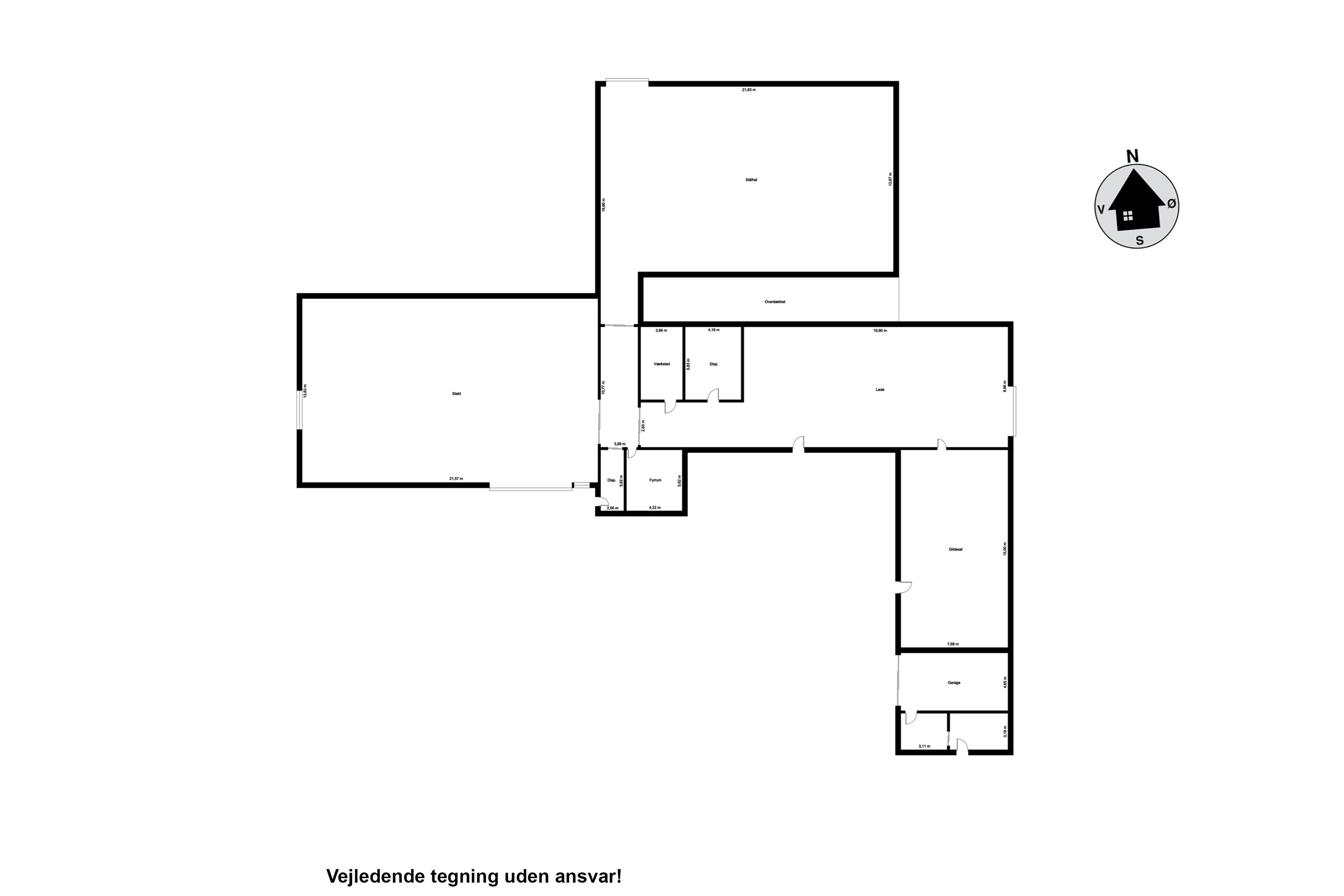 Plantegninger billede af Stenhøjvej 273, Stenhøj, 9900 Frederikshavn