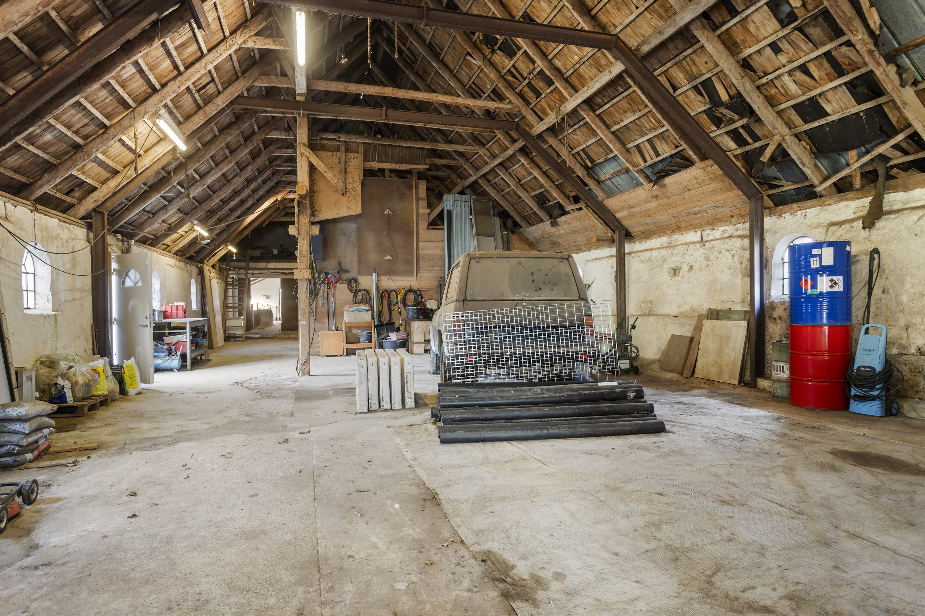 Fremhævet stald billede i fuldskærmstilstand. Billede af Stenhøjvej 273, Stenhøj, 9900 Frederikshavn