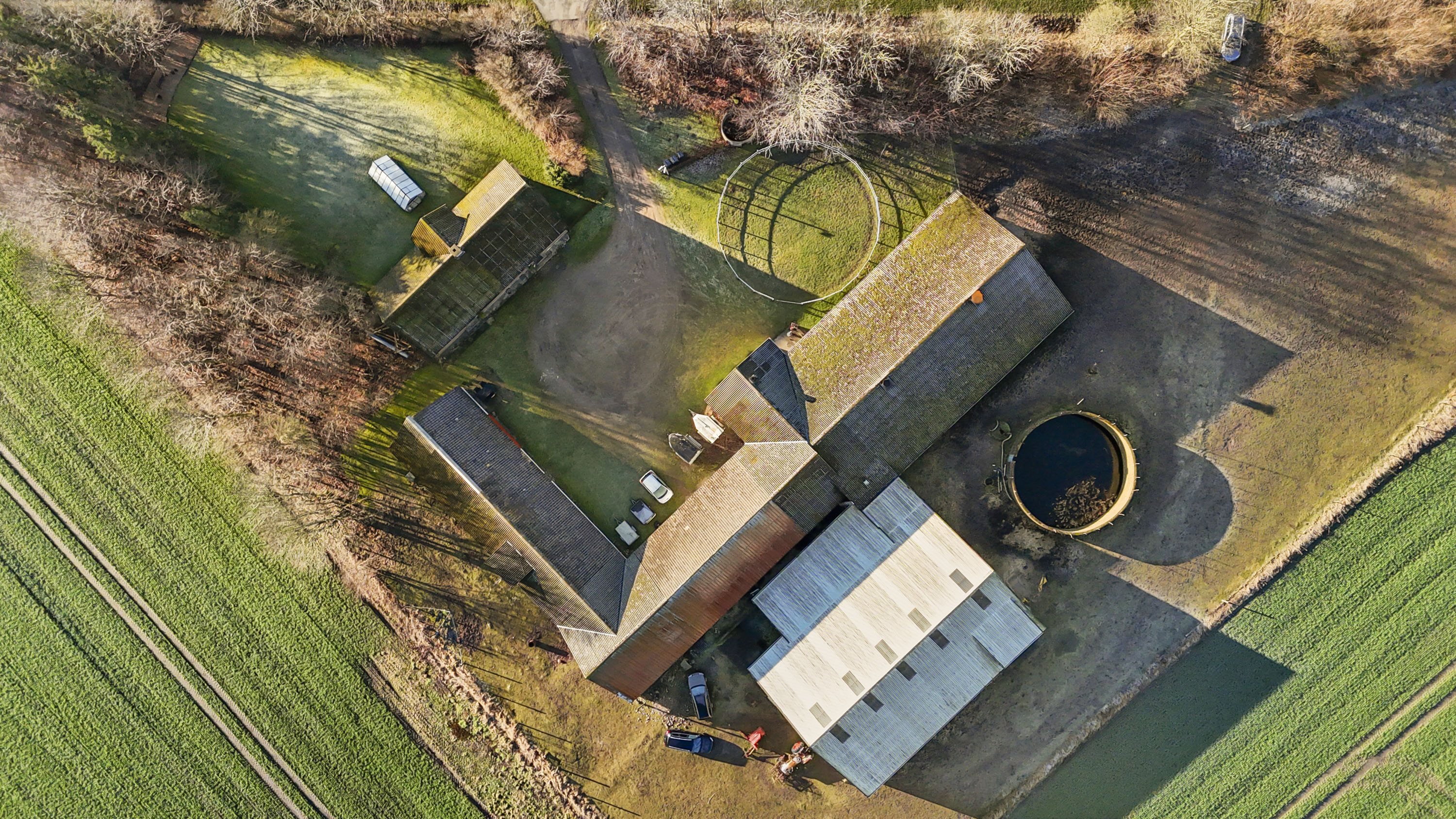 Fremhævet luftfoto billede i fuldskærmstilstand. Billede af Stenhøjvej 273, Stenhøj, 9900 Frederikshavn