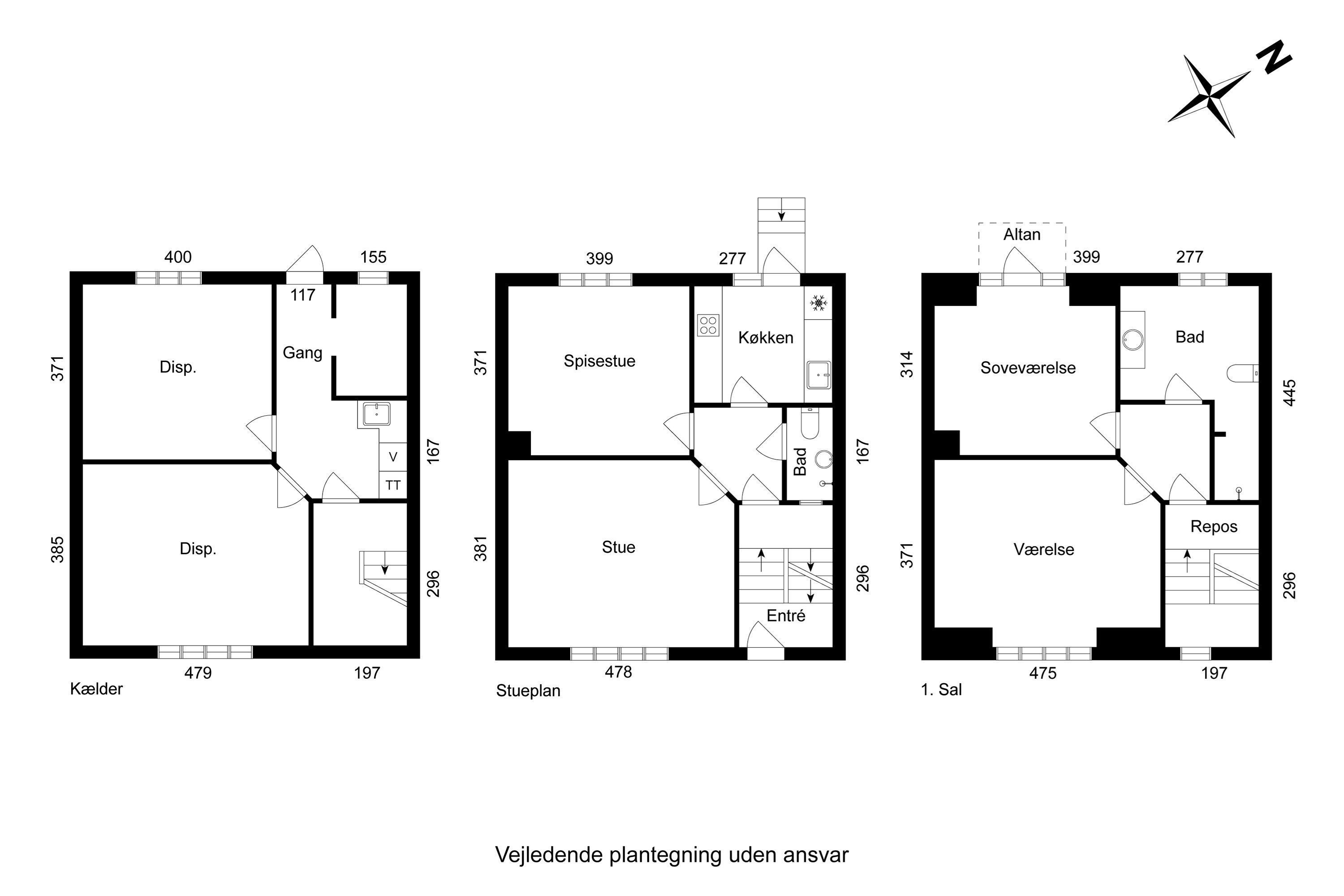 Plantegninger billede af Læsøgade 13, 8700 Horsens