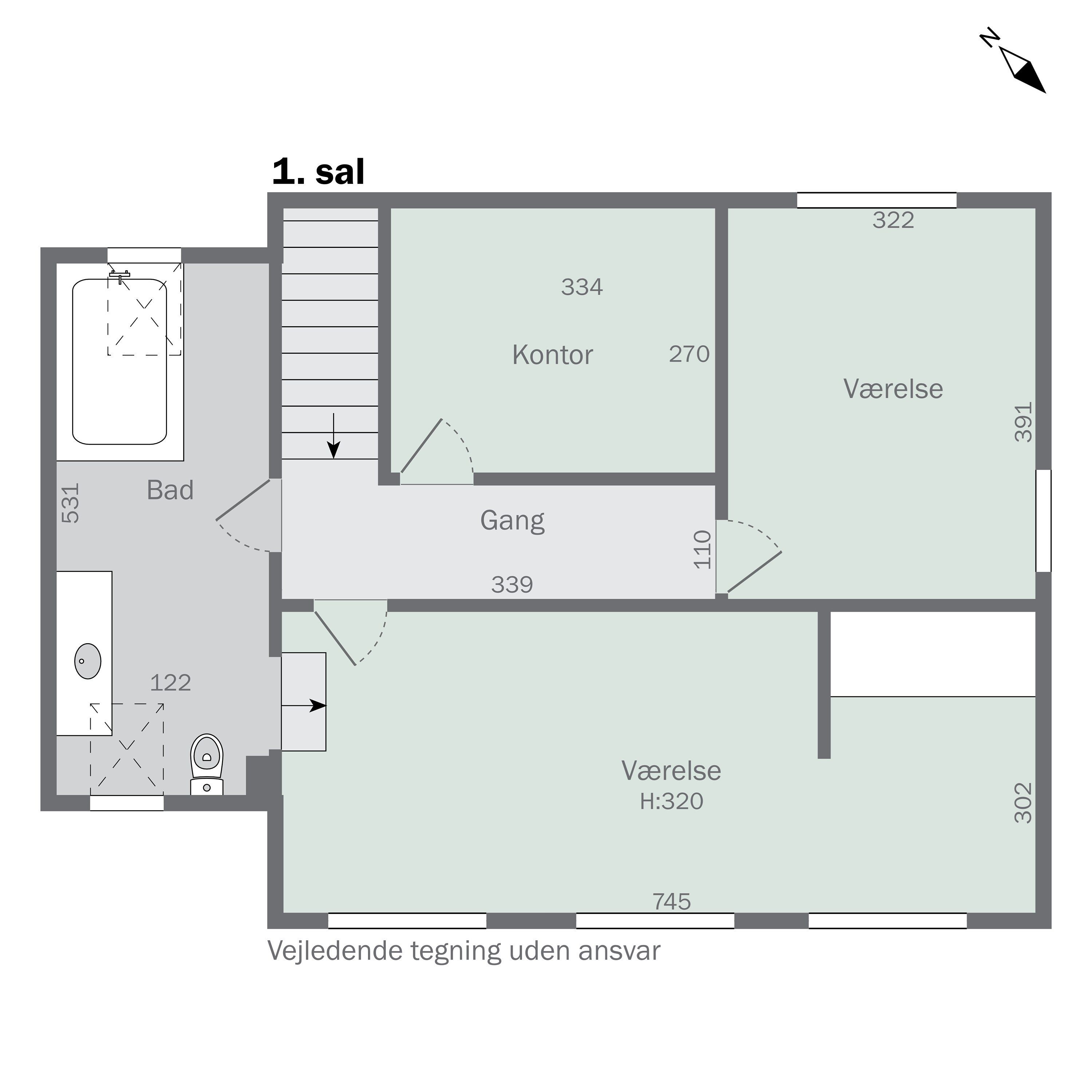 Plantegninger billede af Thylandsvej 51, 7700 Thisted