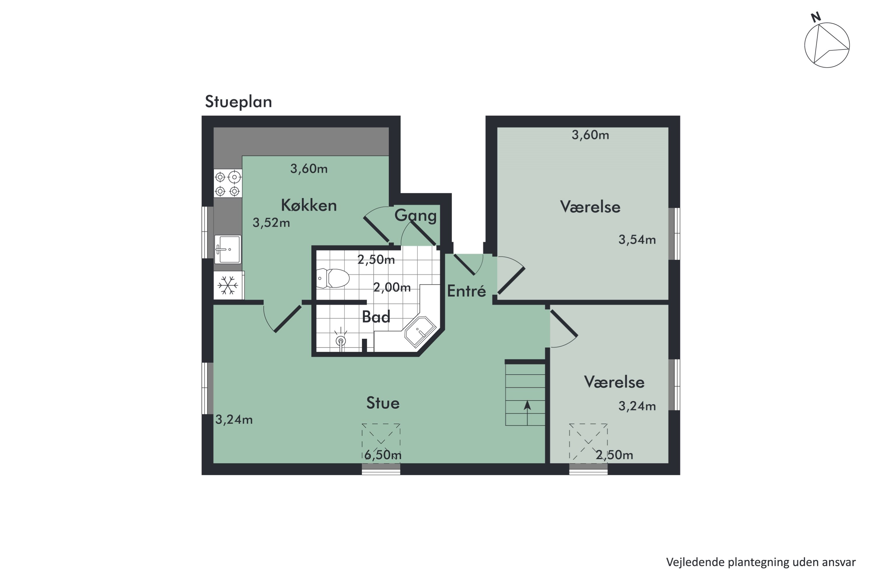 Plantegninger billede af Tyge Brahes Vej 48, 2., 9000 Aalborg