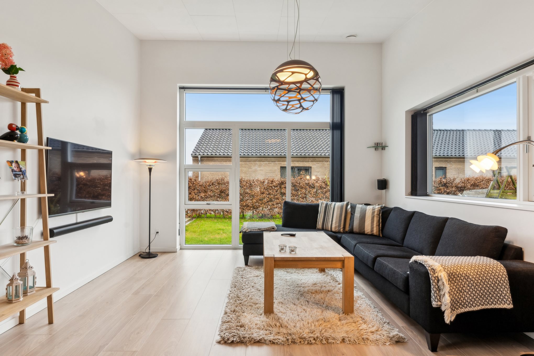 Fremhævet stue billede i fuldskærmstilstand. Billede af Kong Helges Vej 14, 8920 Randers NV