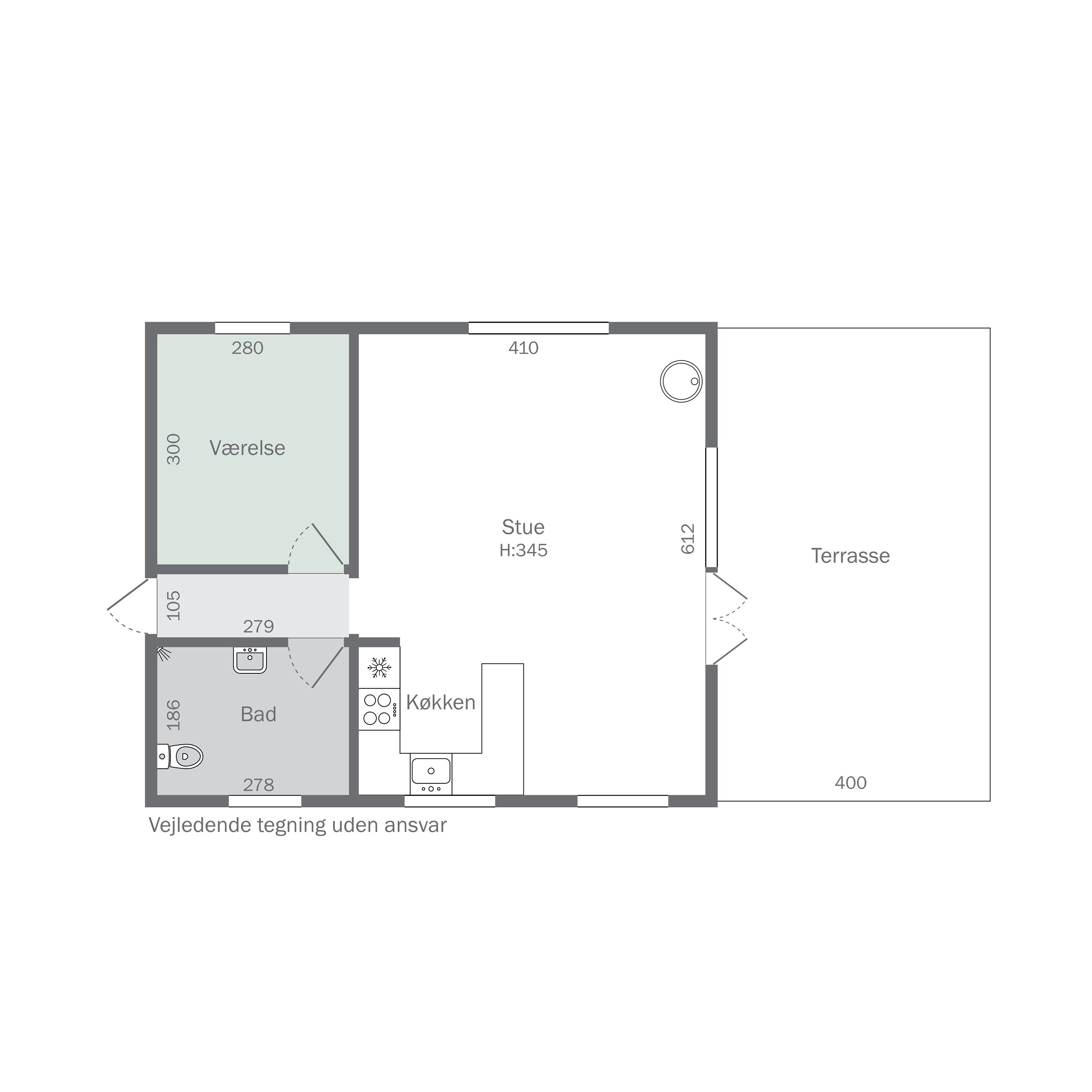 Plantegninger billede af Cottageparken 9, 4581 Rørvig