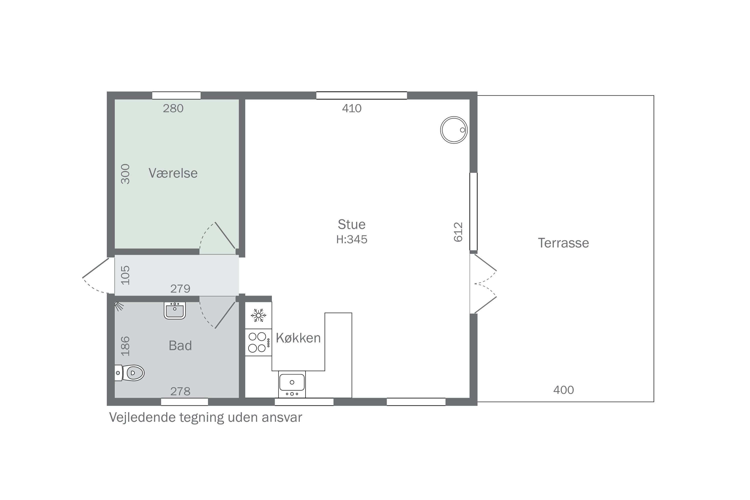 Plantegninger billede af Cottageparken 9, 4581 Rørvig