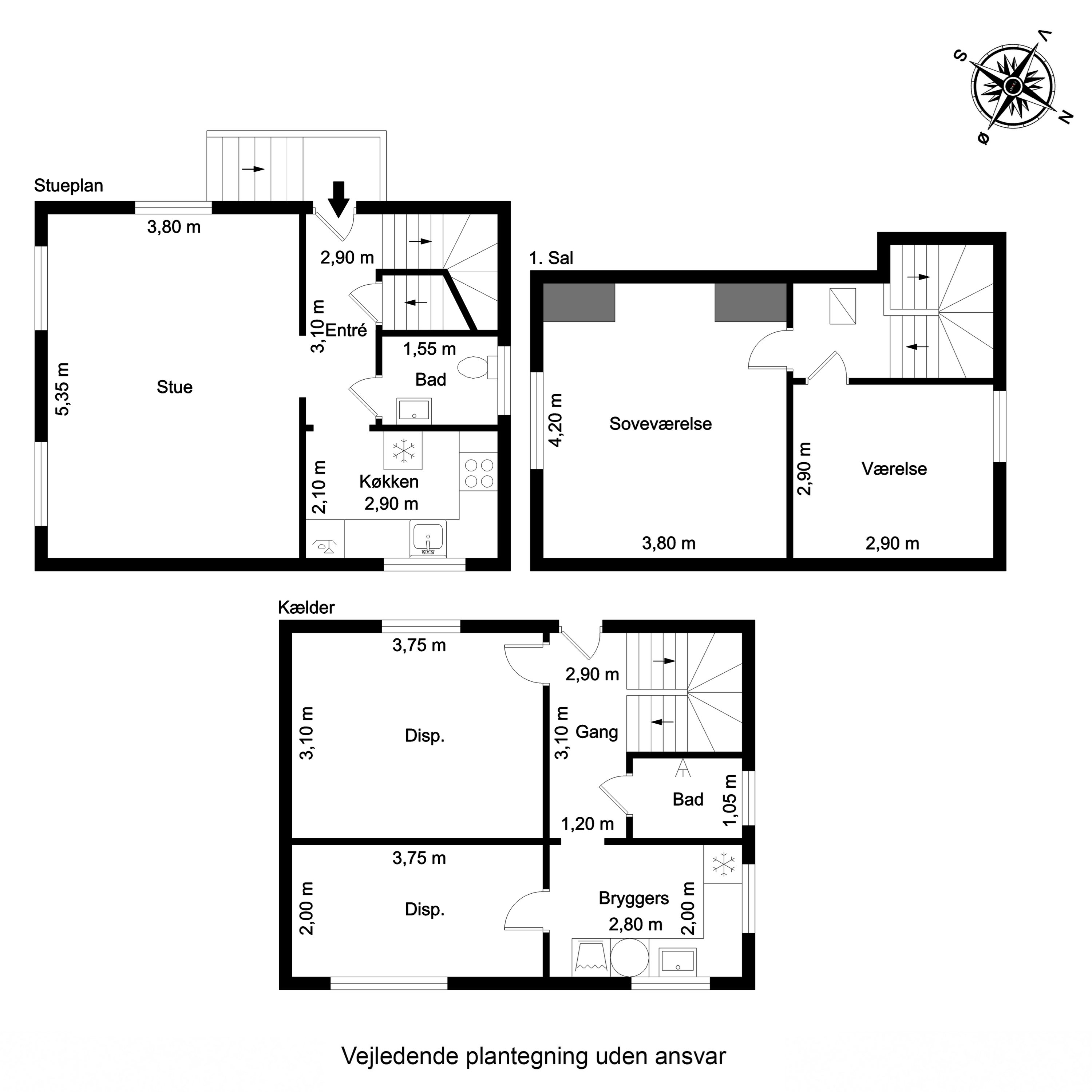 Plantegninger billede af Wessels Alle 4, 6700 Esbjerg
